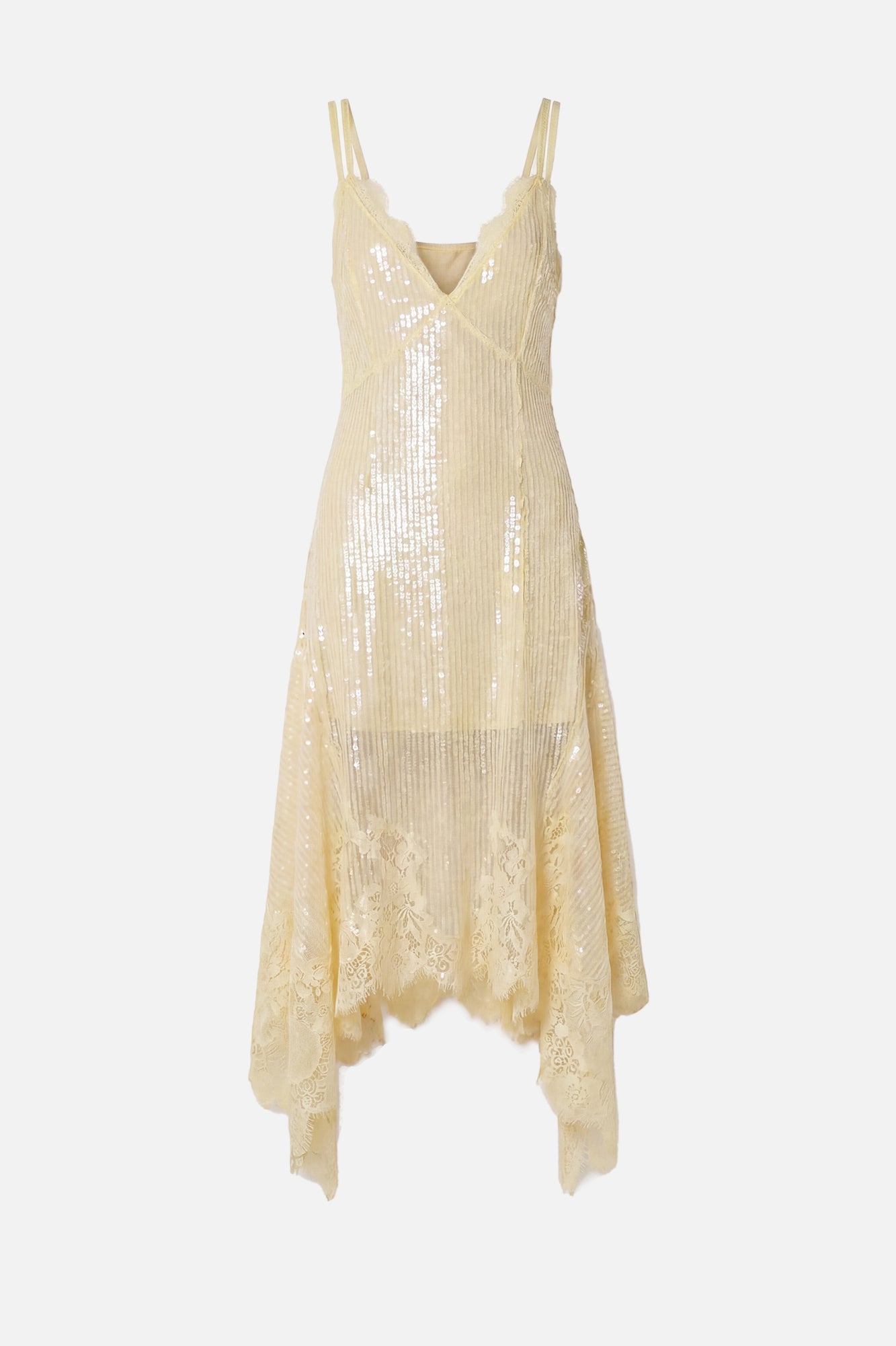 silk lace wedding dress Eloise Blue Silk Wedding Dress