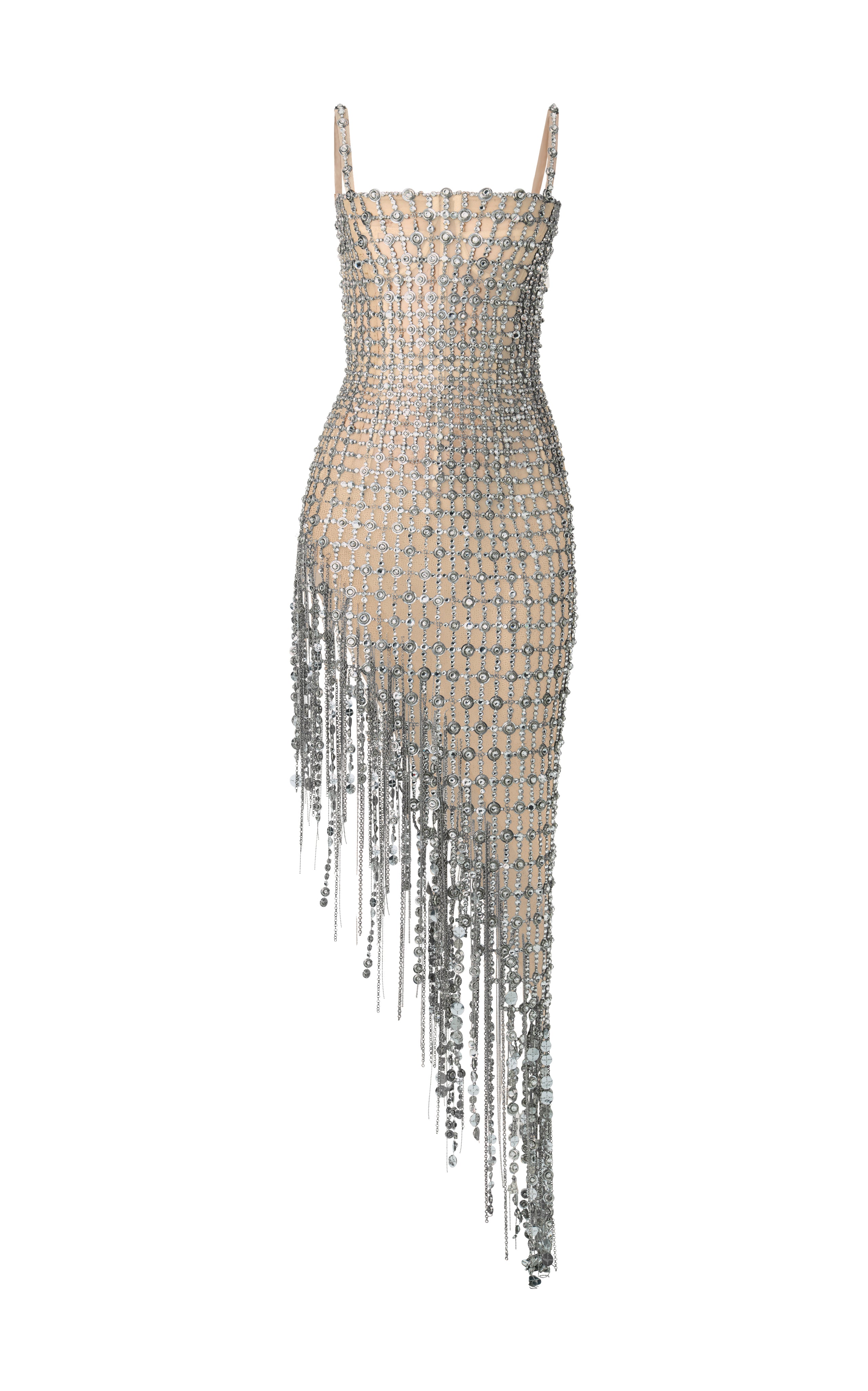 Crystal Chain Fringe Dress
