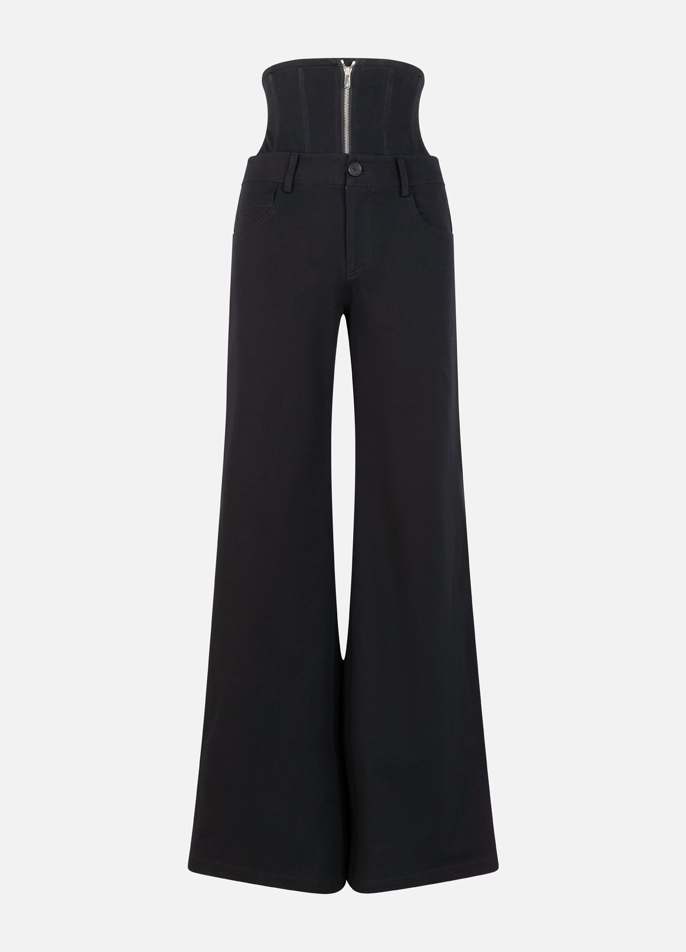 MONSE Corset Twill Trouser in black product image