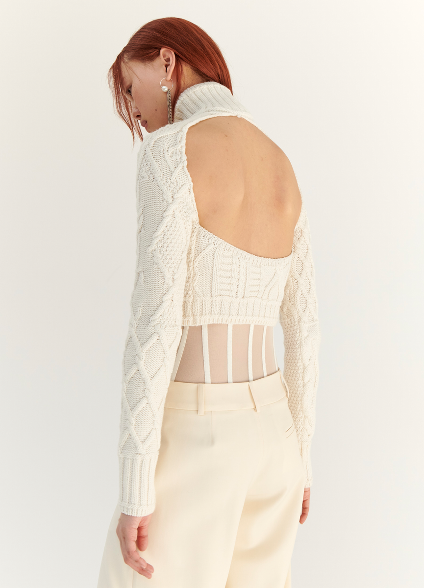 MURRAL（ミューラル）の「Gradation knit short cardigan