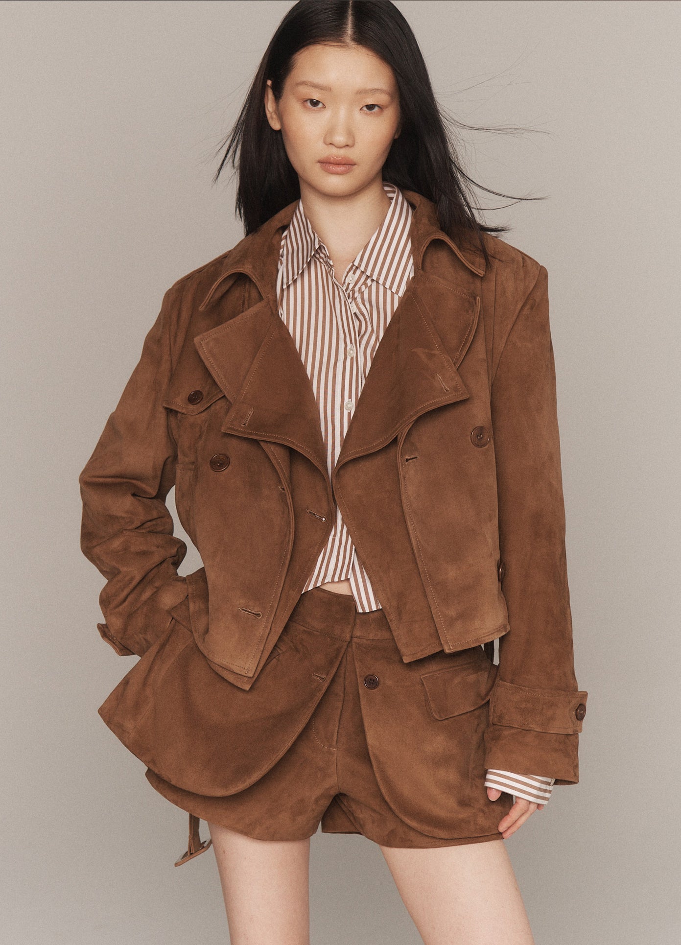 Deconstructed Cropped Shirt