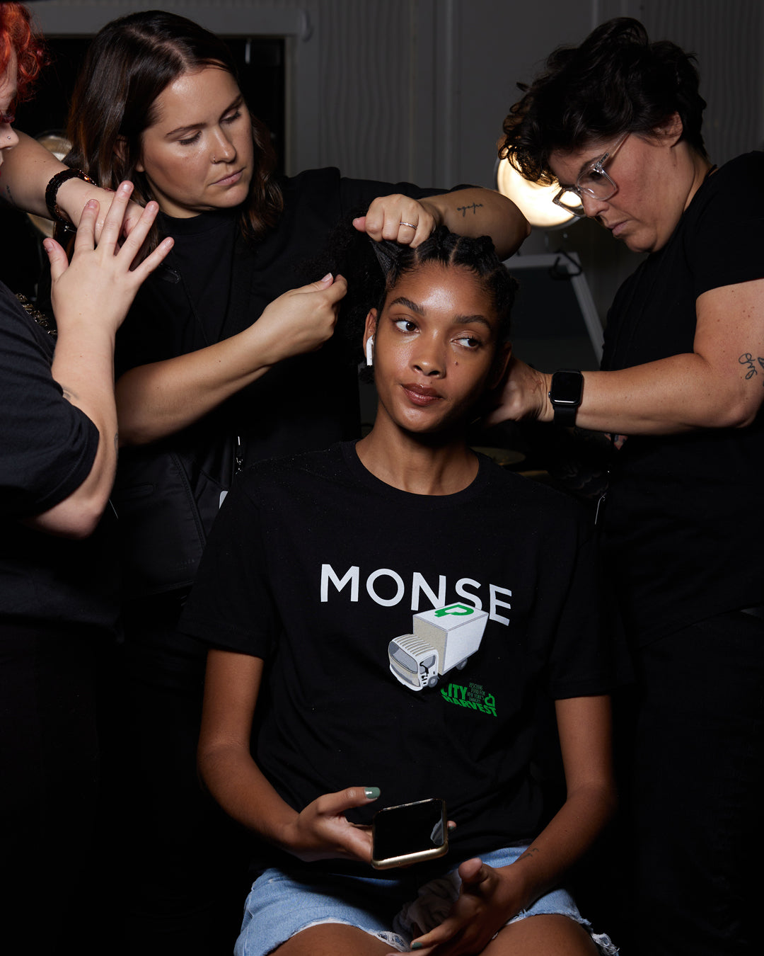 MONSE Spring 2023 Runway Show Backstage Image 1