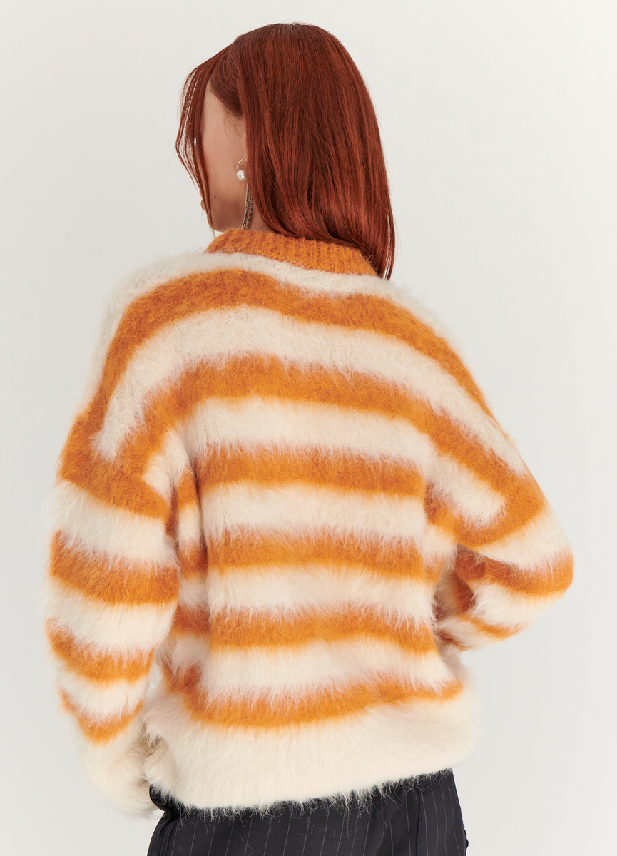 Striped Alpaca Sweater