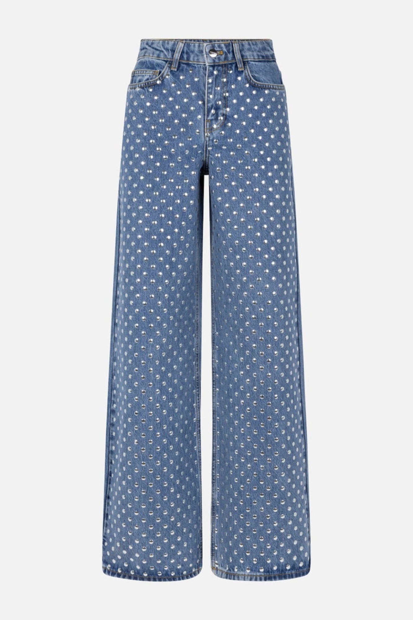 Badway Classic Studs Denim Pants indigo