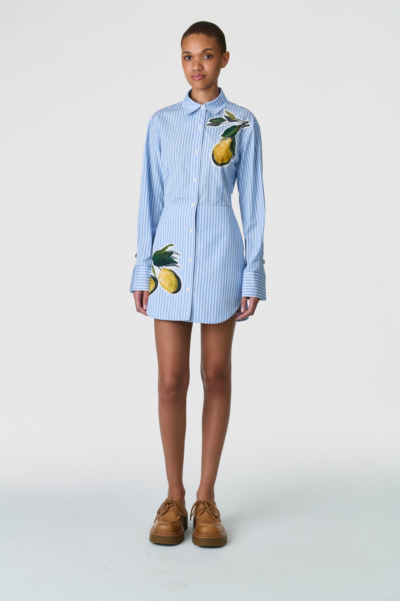 Lemon Patch Bunny Ear Tie Dress