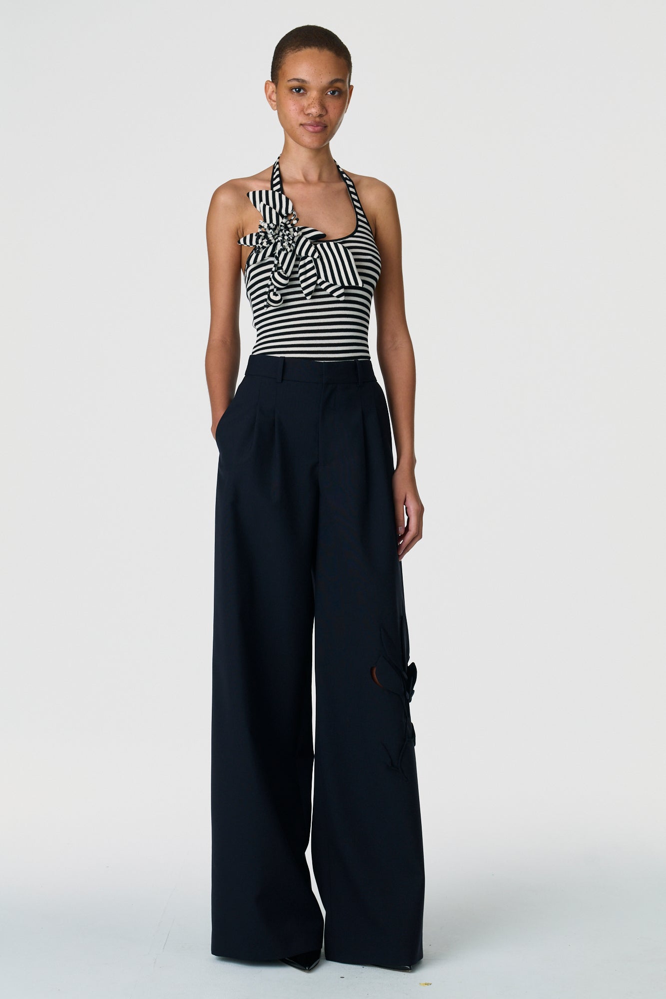 Lemon Flower Suiting Trouser