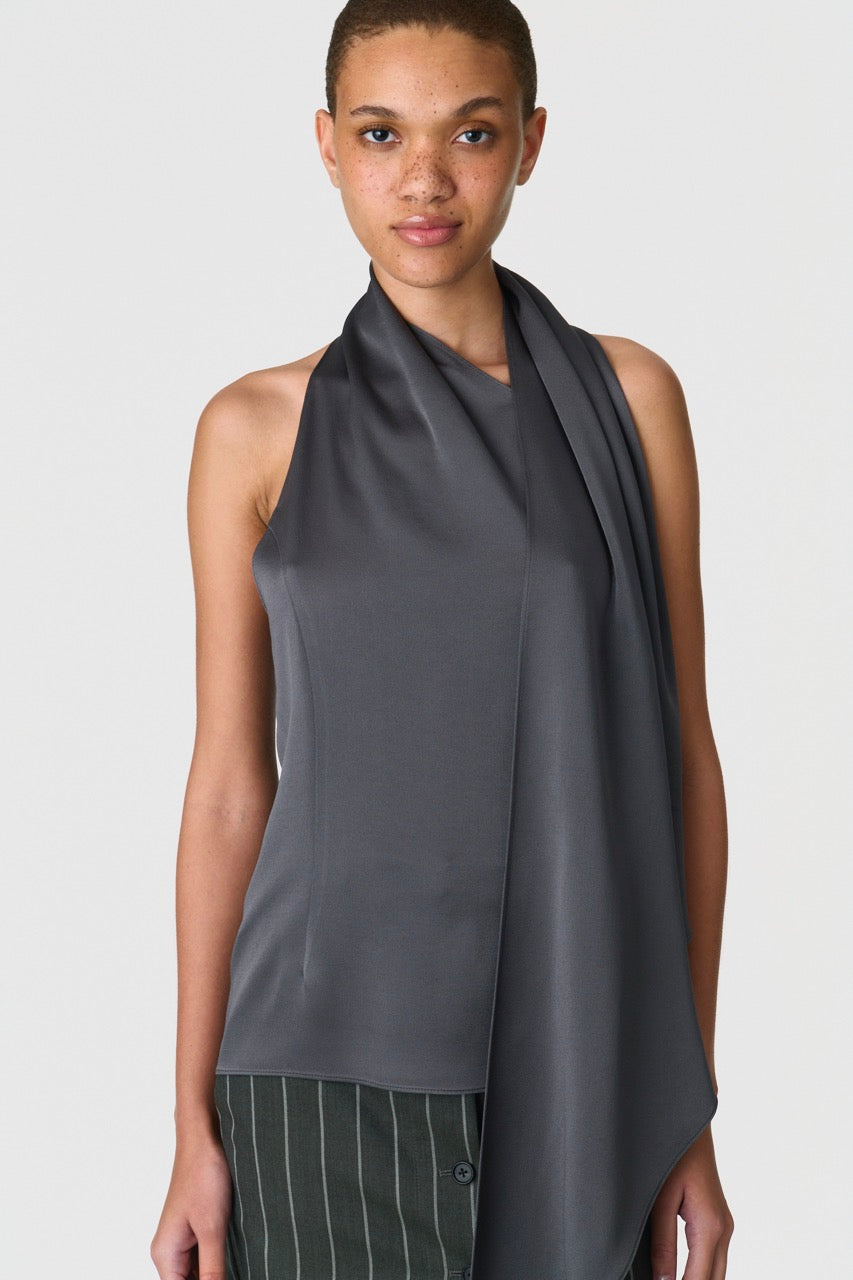 Wrapped Scarf Top