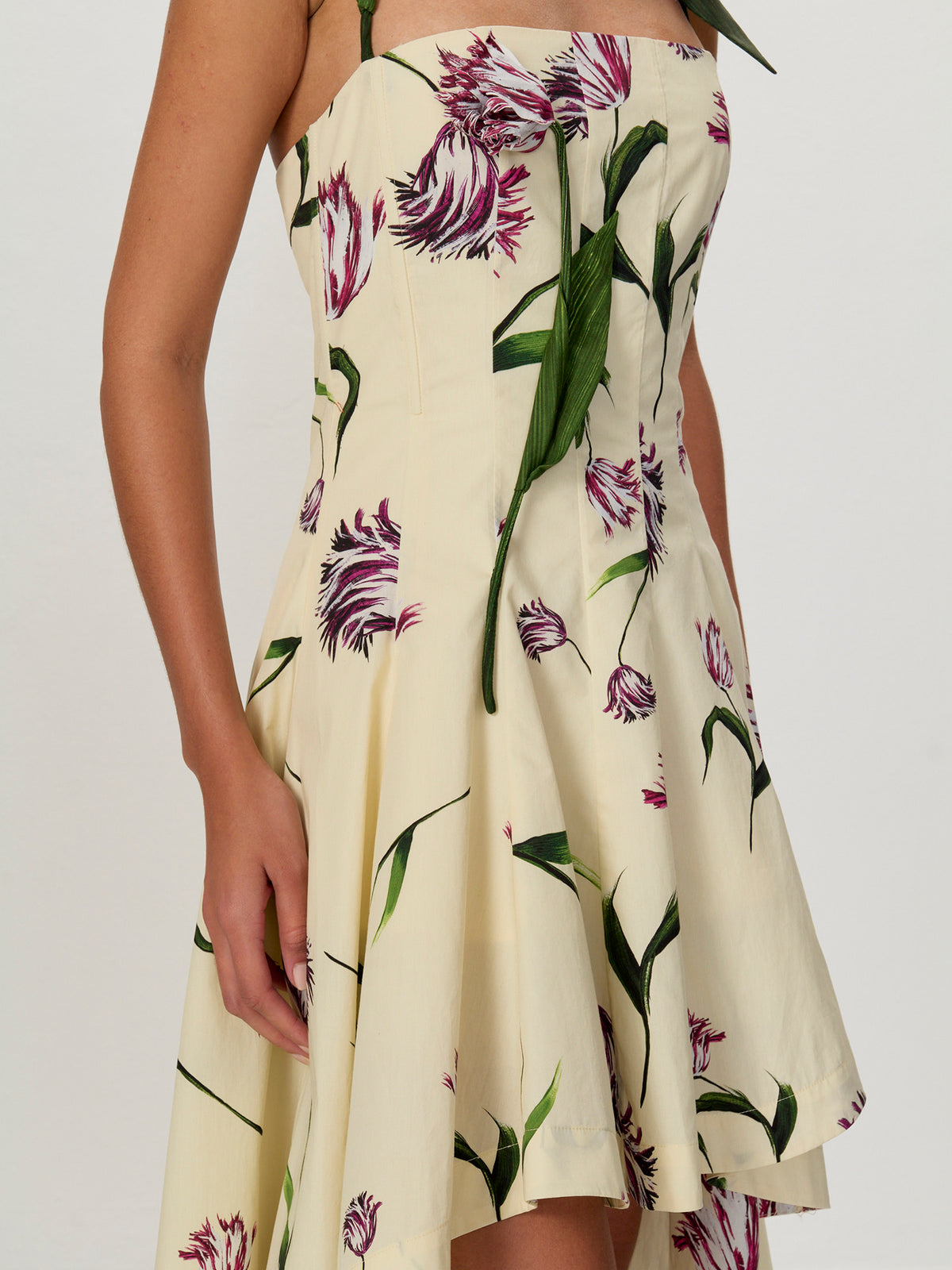 Allover Tulip Cotton Poplin Print