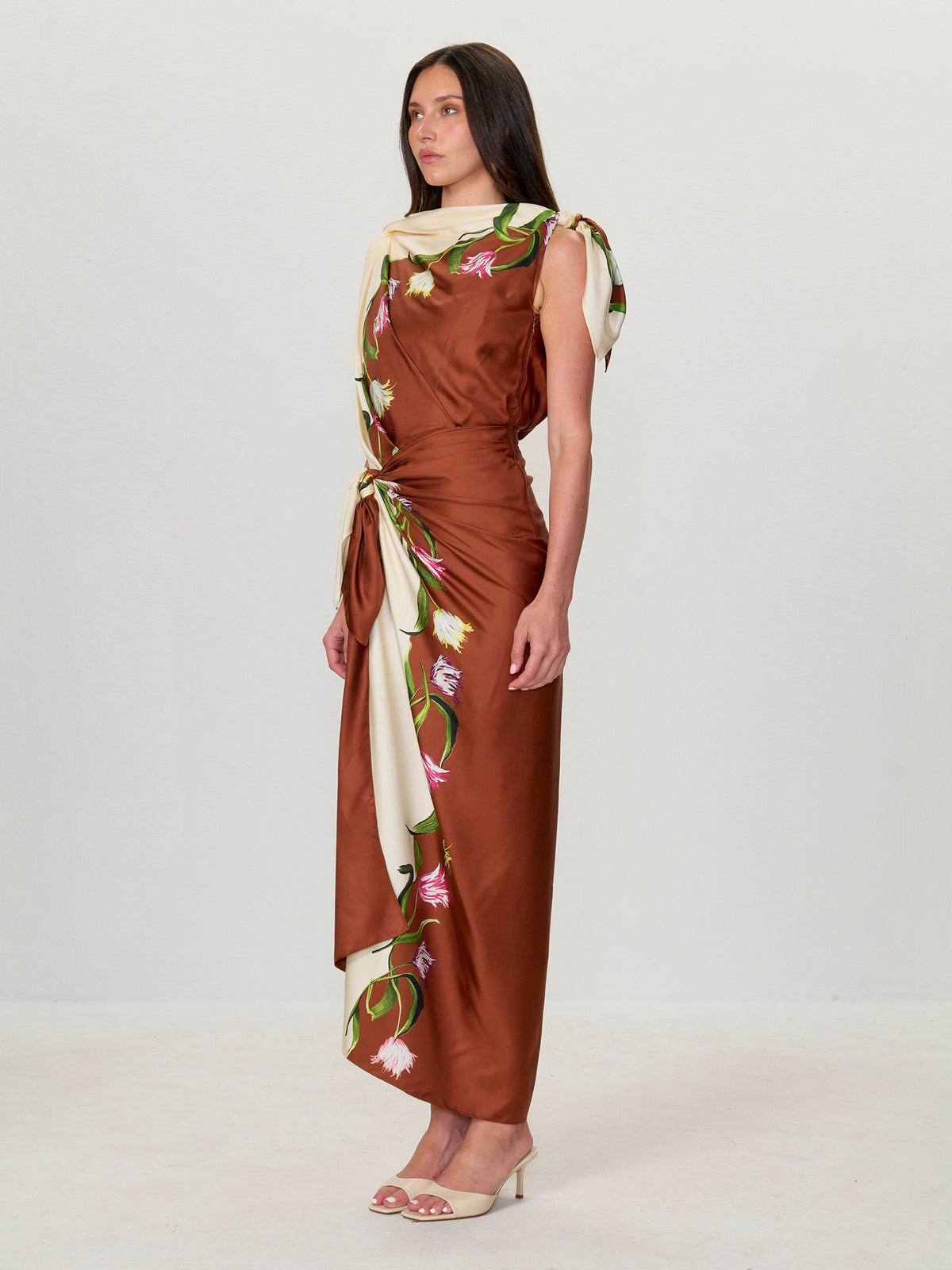 Asymmetrical Tie Dress