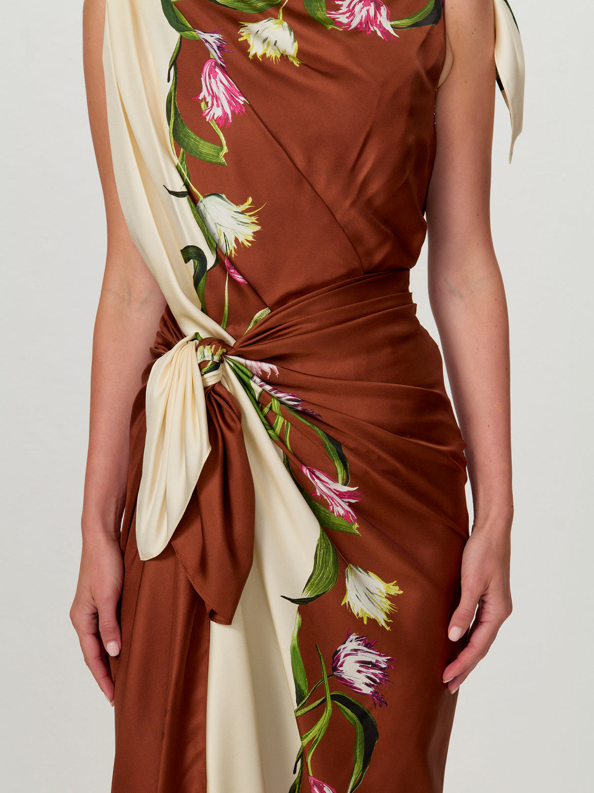Asymmetrical Tie Dress