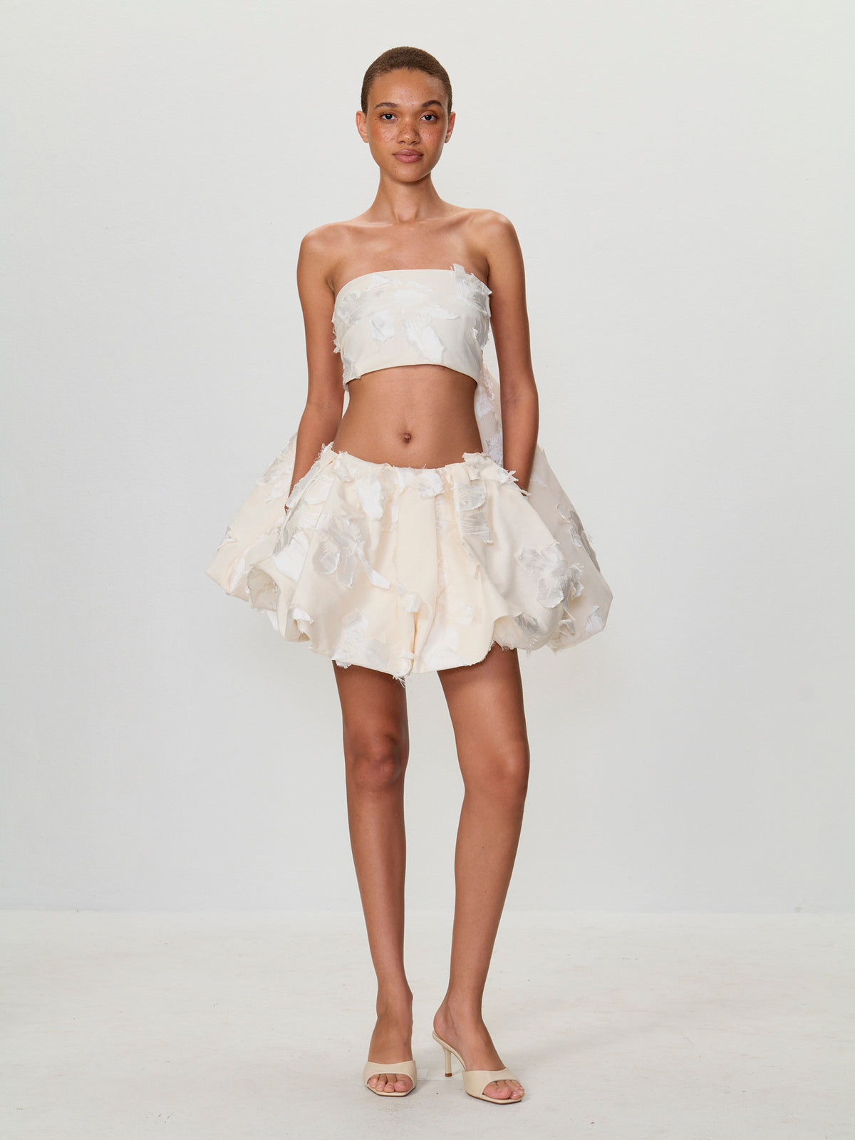 Bandeau Top With Watteau Back