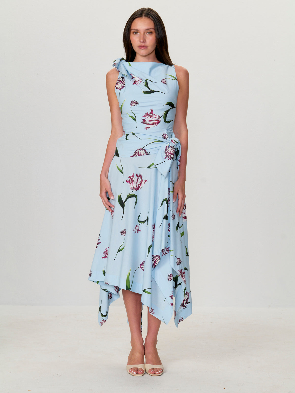 Bow Tie Midi Dress