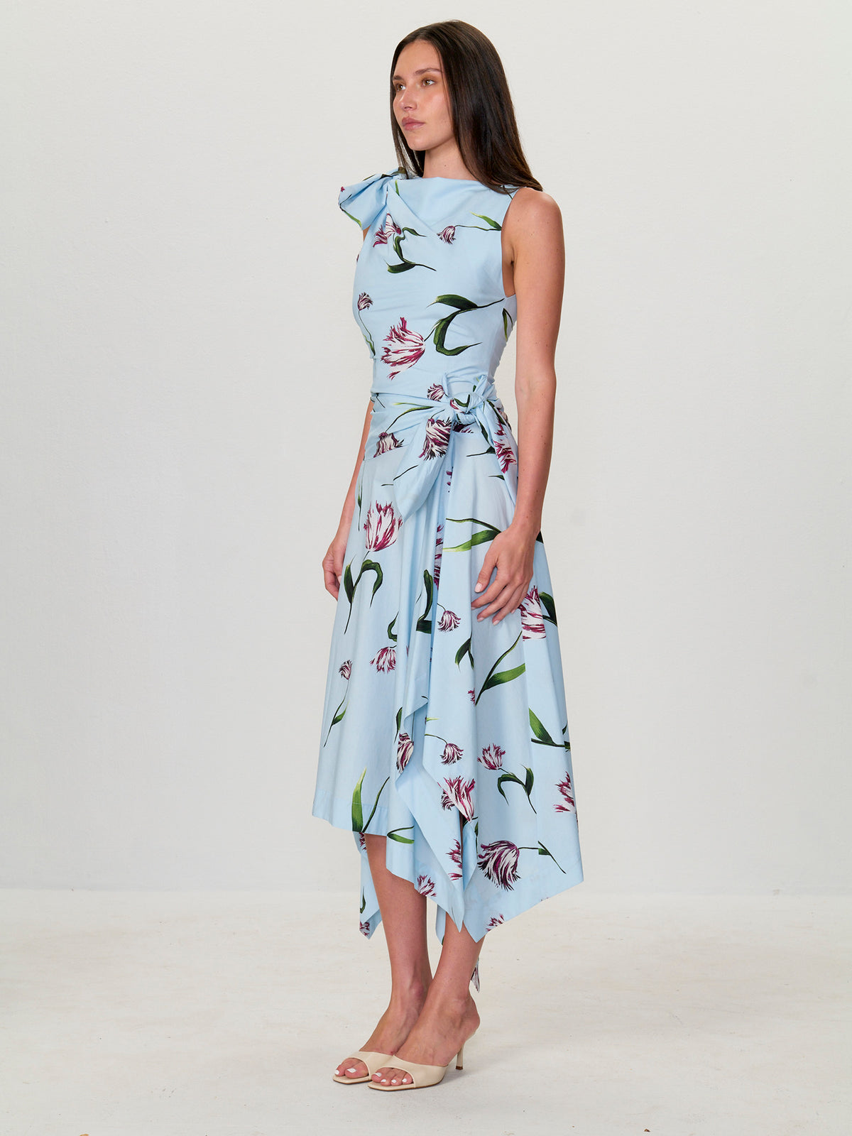 Bow Tie Midi Dress