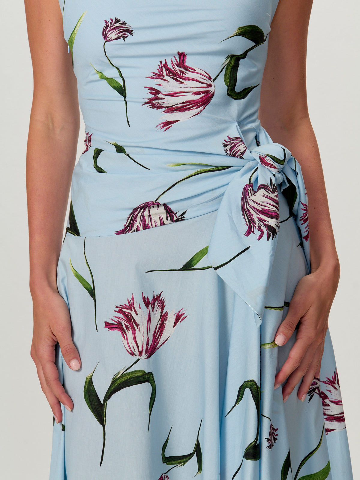 Bow Tie Midi Dress
