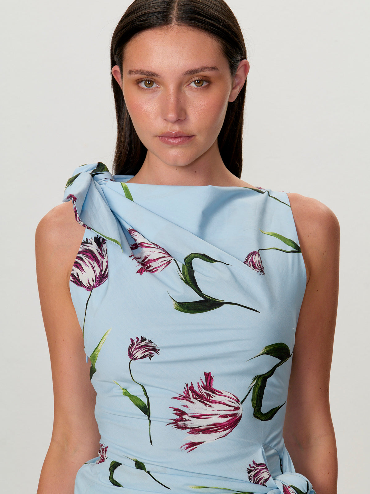 Bow Tie Midi Dress