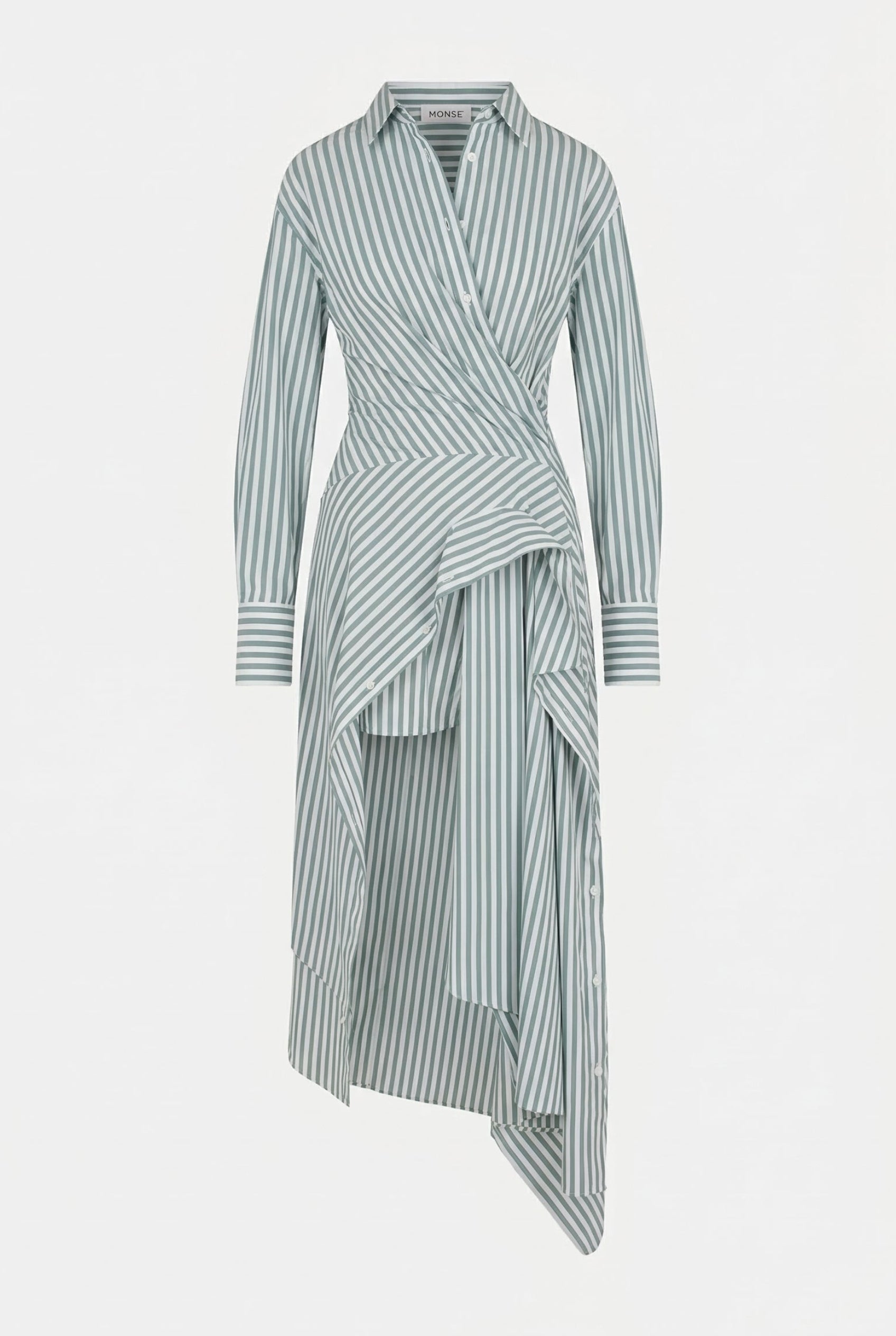 Cascade Shirt Dress