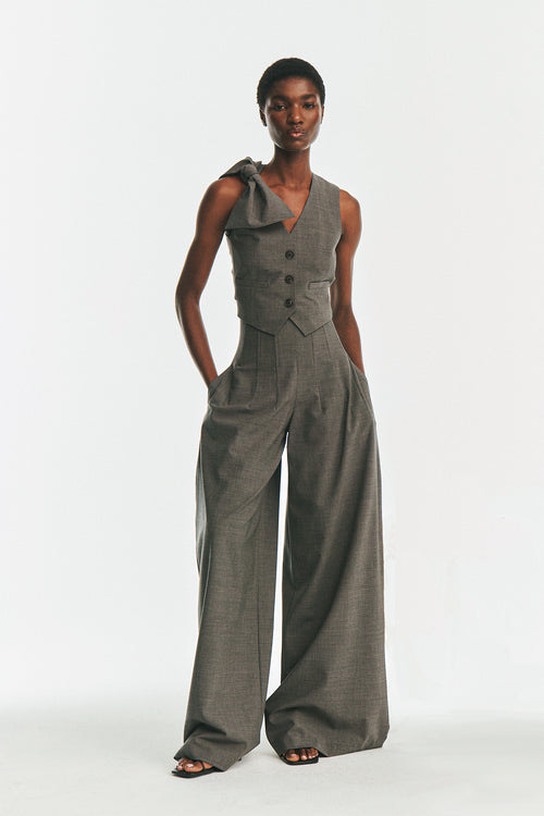 Corset Wide Leg Trousers