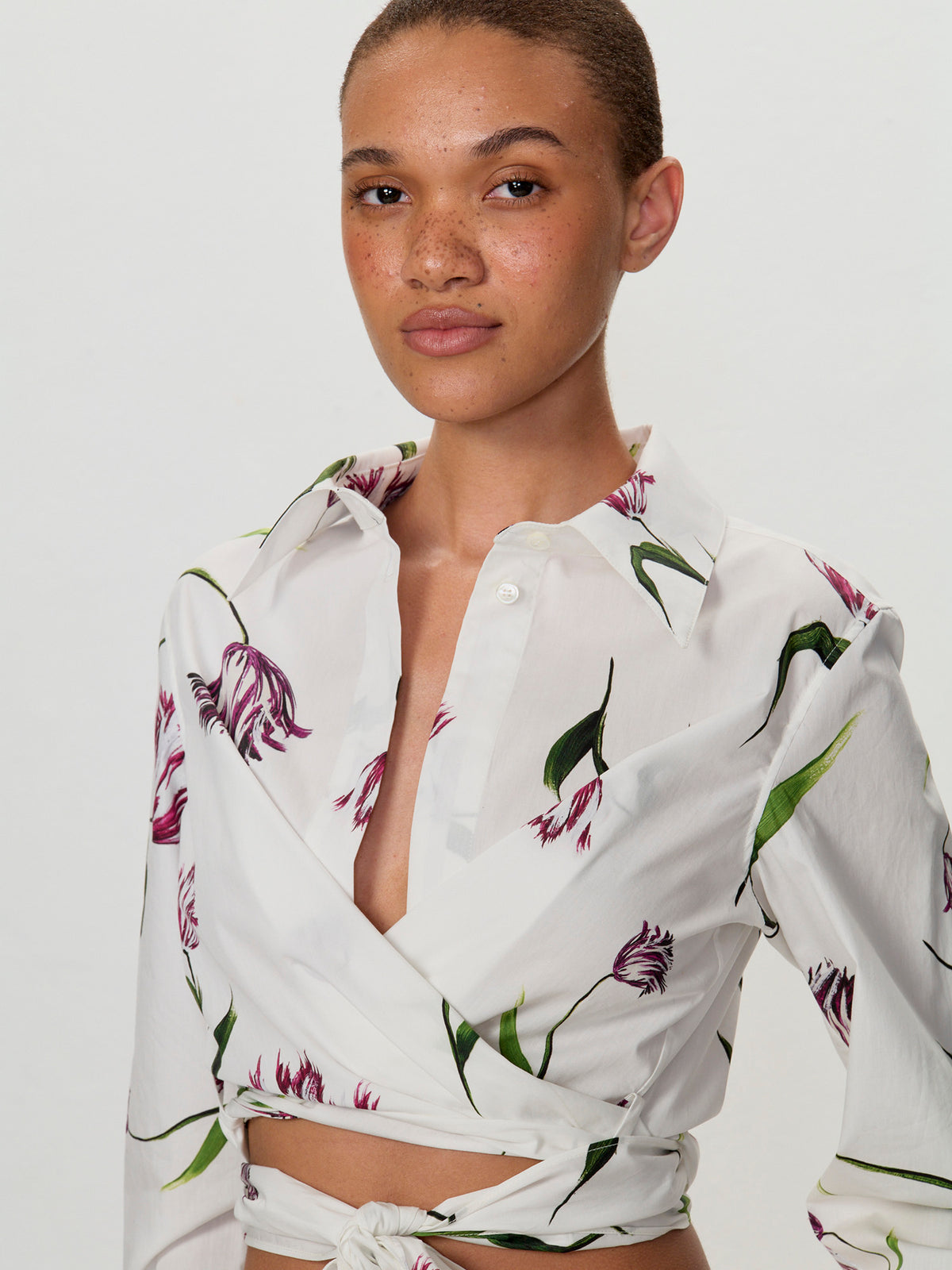 Criss-Cross Tie Shirt