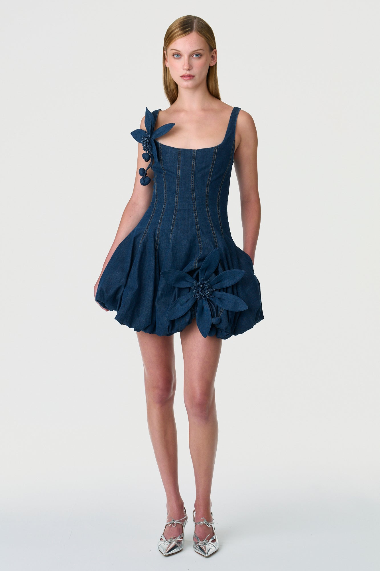 Denim Bubble Dress