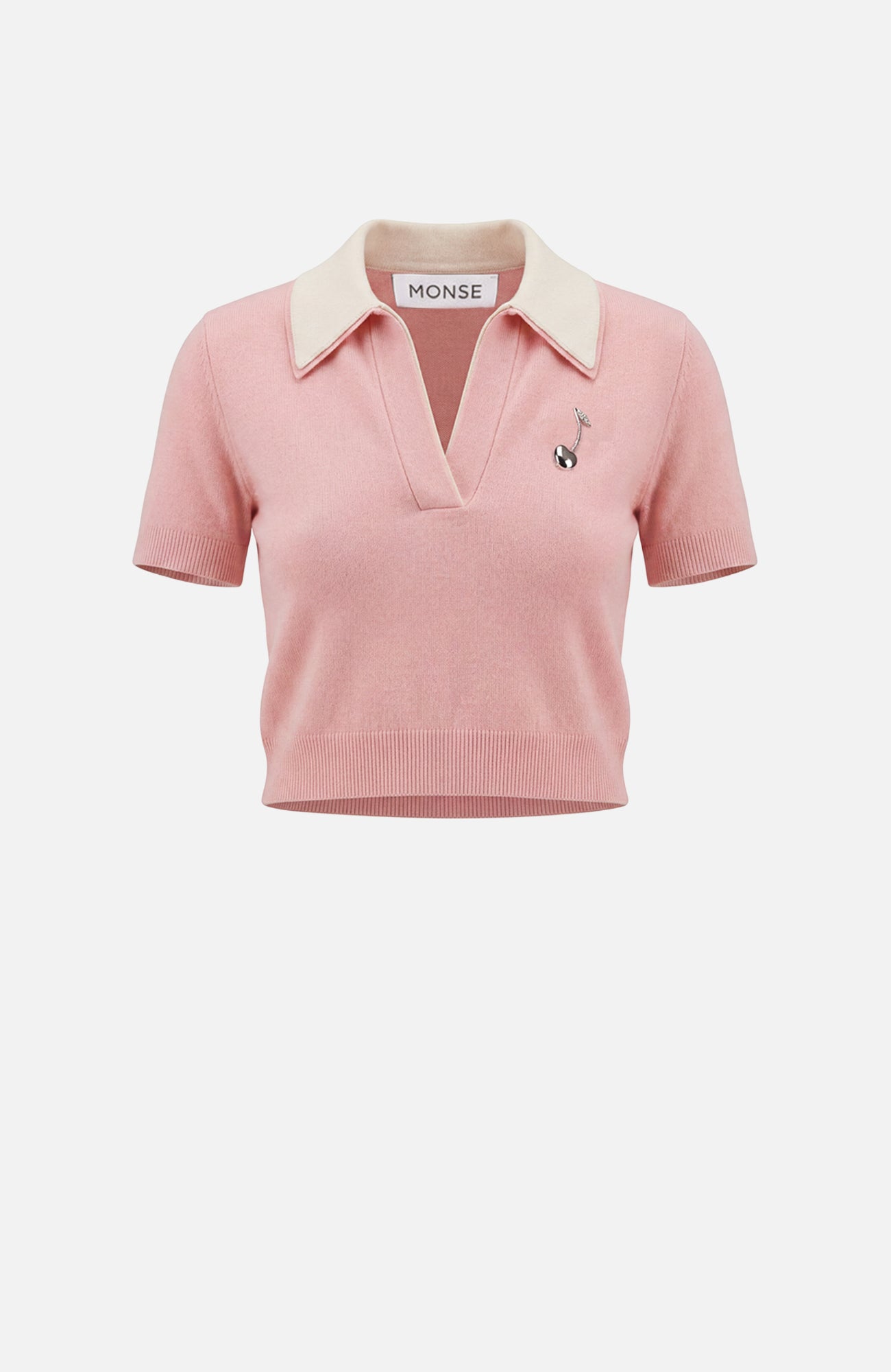 Doubled Front Collar Polo