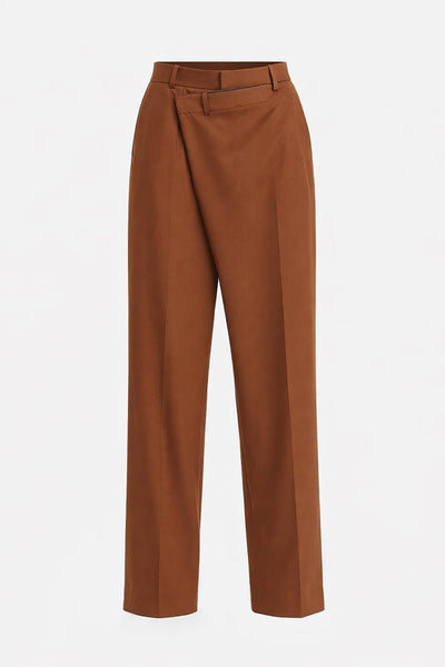 Foldover Trousers in Olive – MONSE
