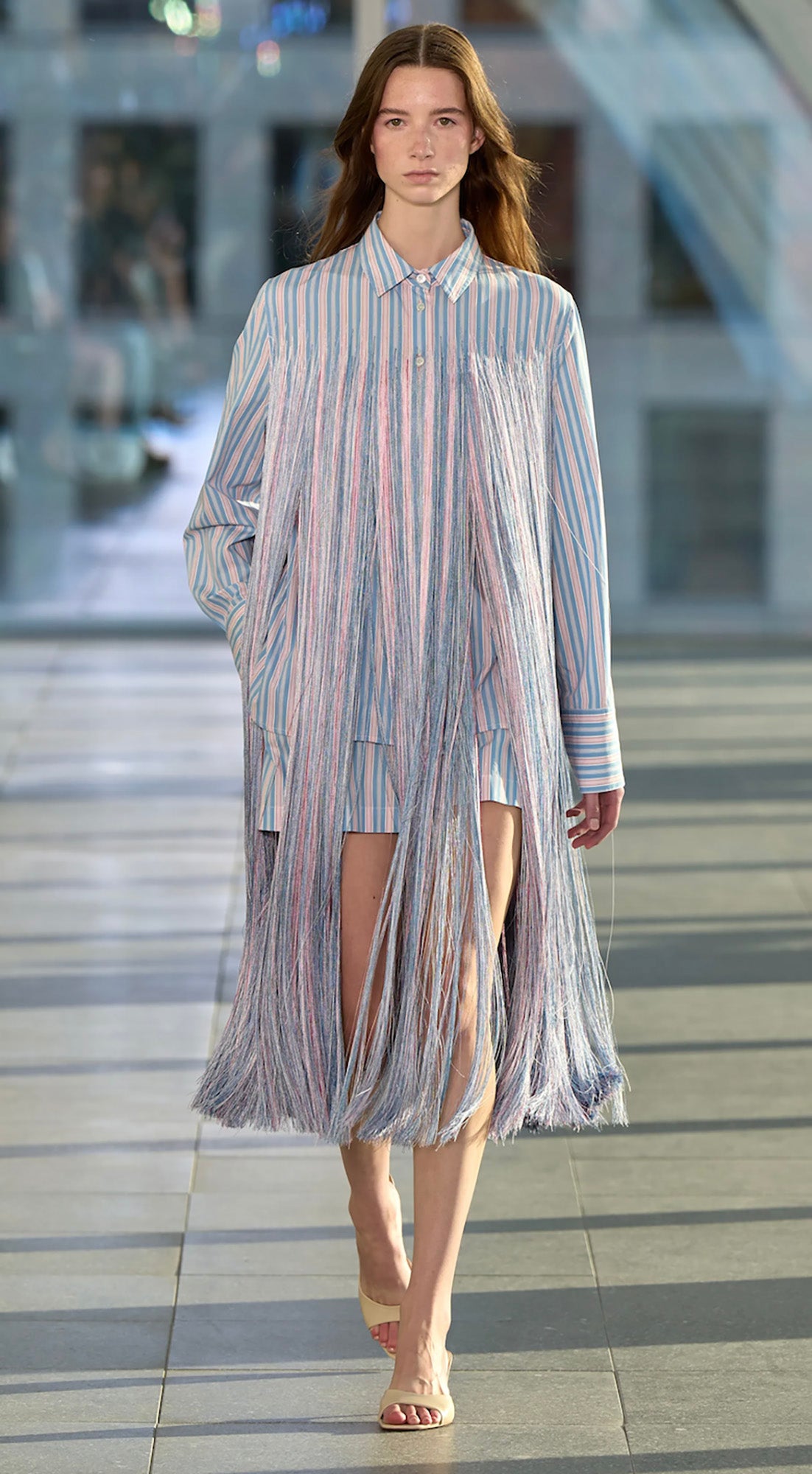 Fringe Stripe Shirt