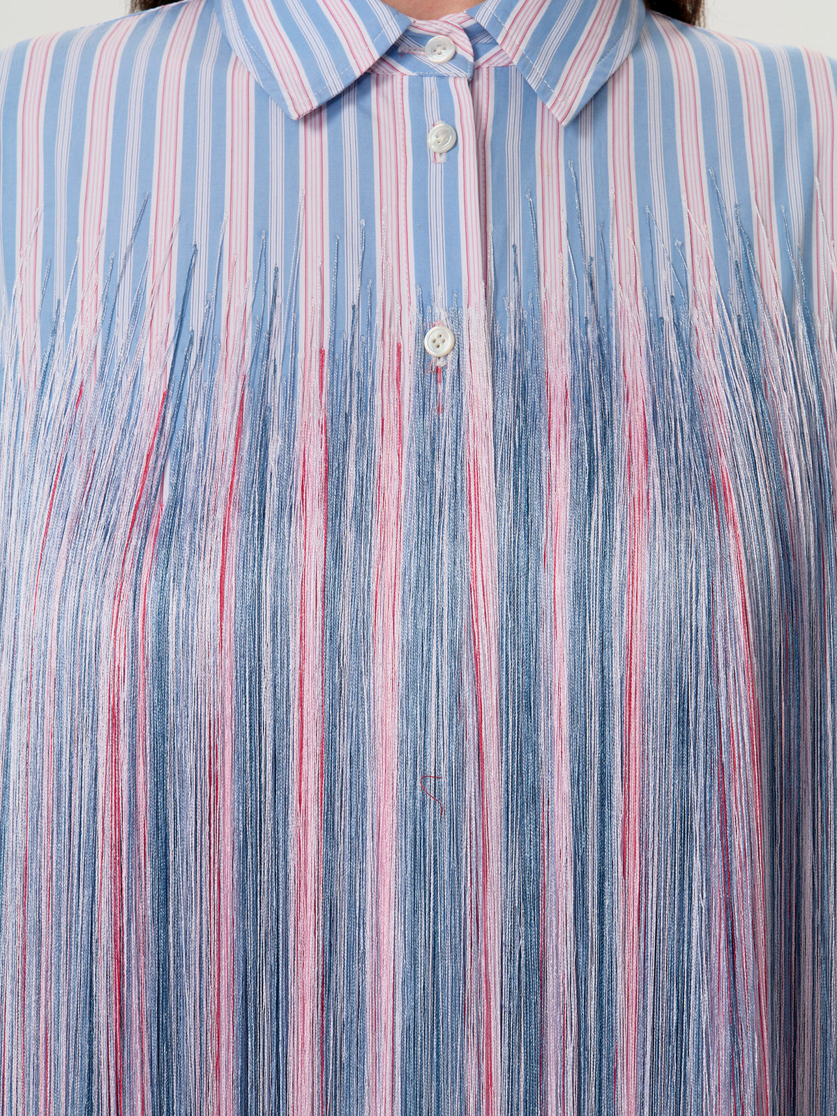 Fringe Stripe Shirt