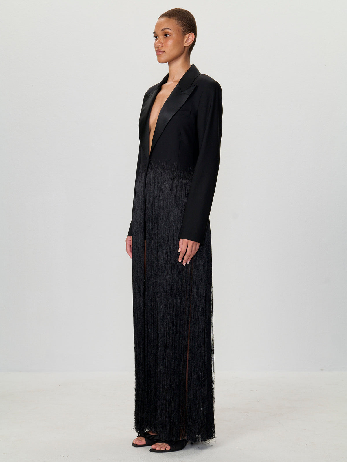 Fringe Tuxedo Jacket