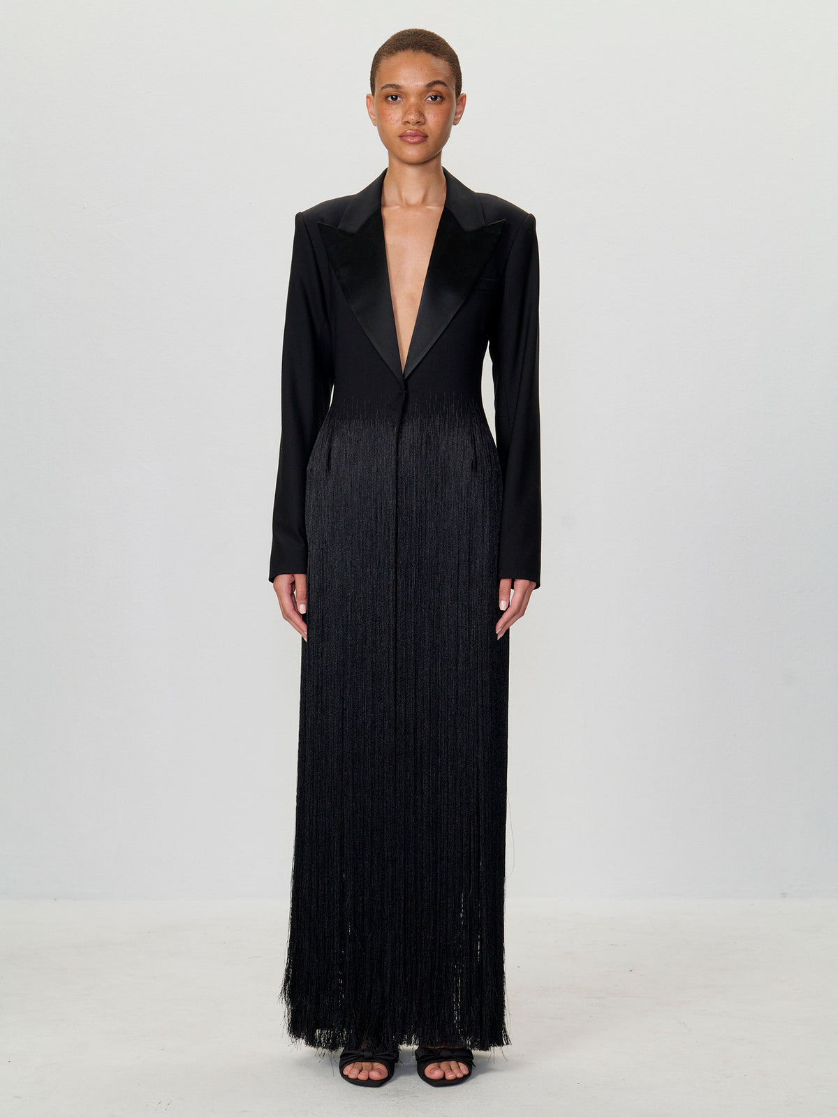 Fringe Tuxedo Jacket