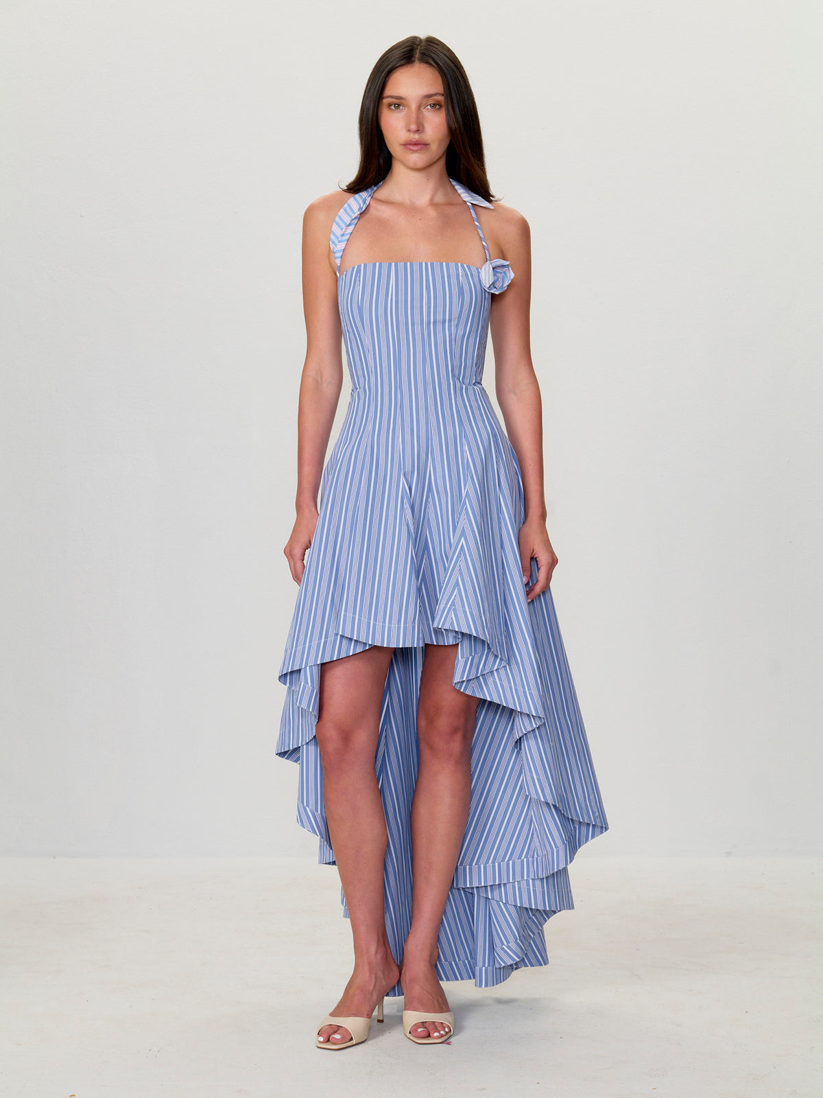 High Low Tulip Midi Dress