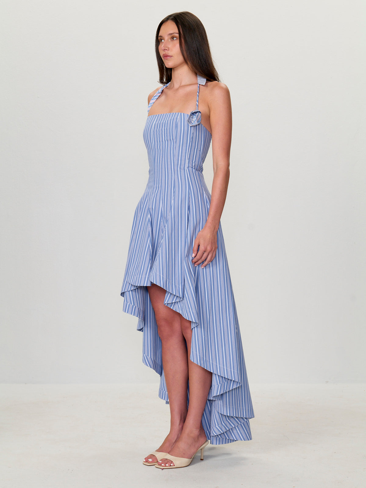 High Low Tulip Midi Dress