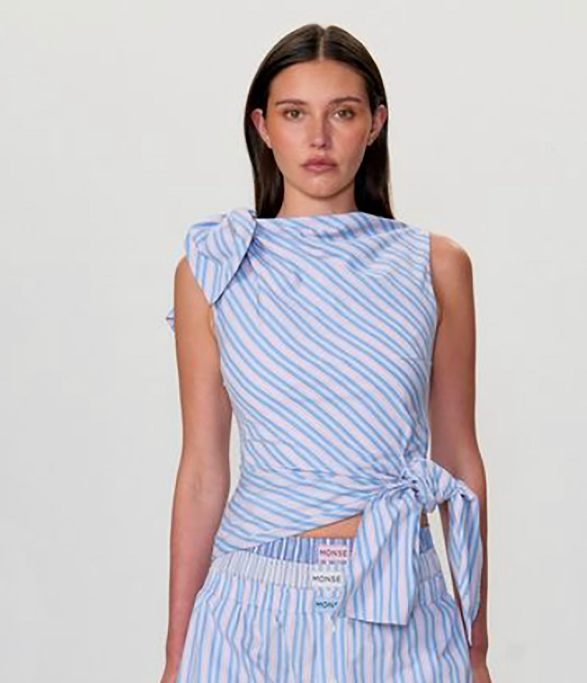 Knotted Shirting Top