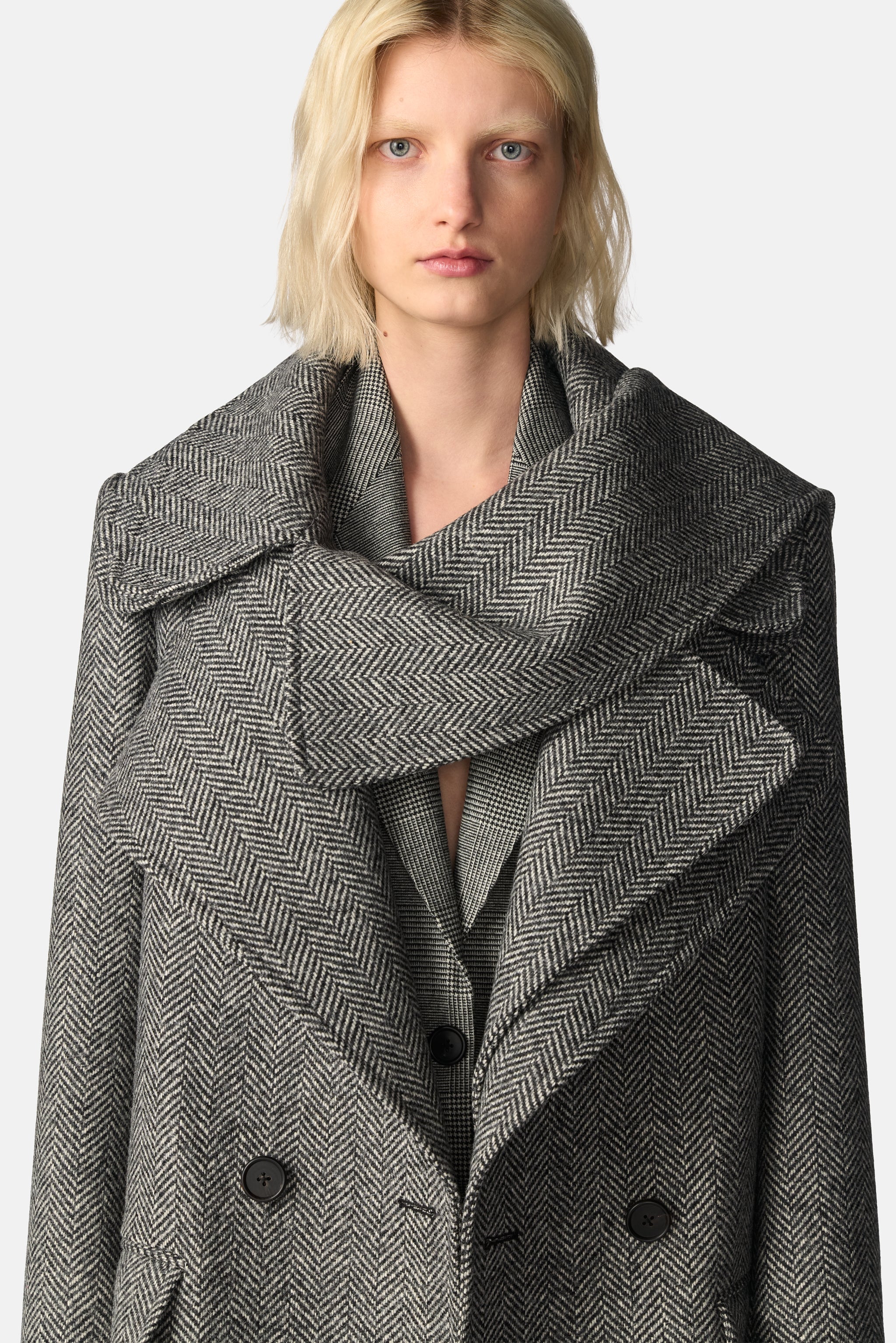 Double Collar Coat