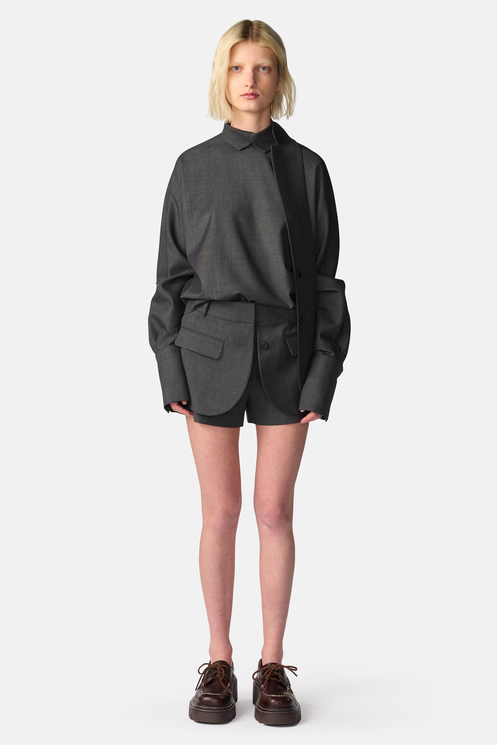 Collar Tie Blouse