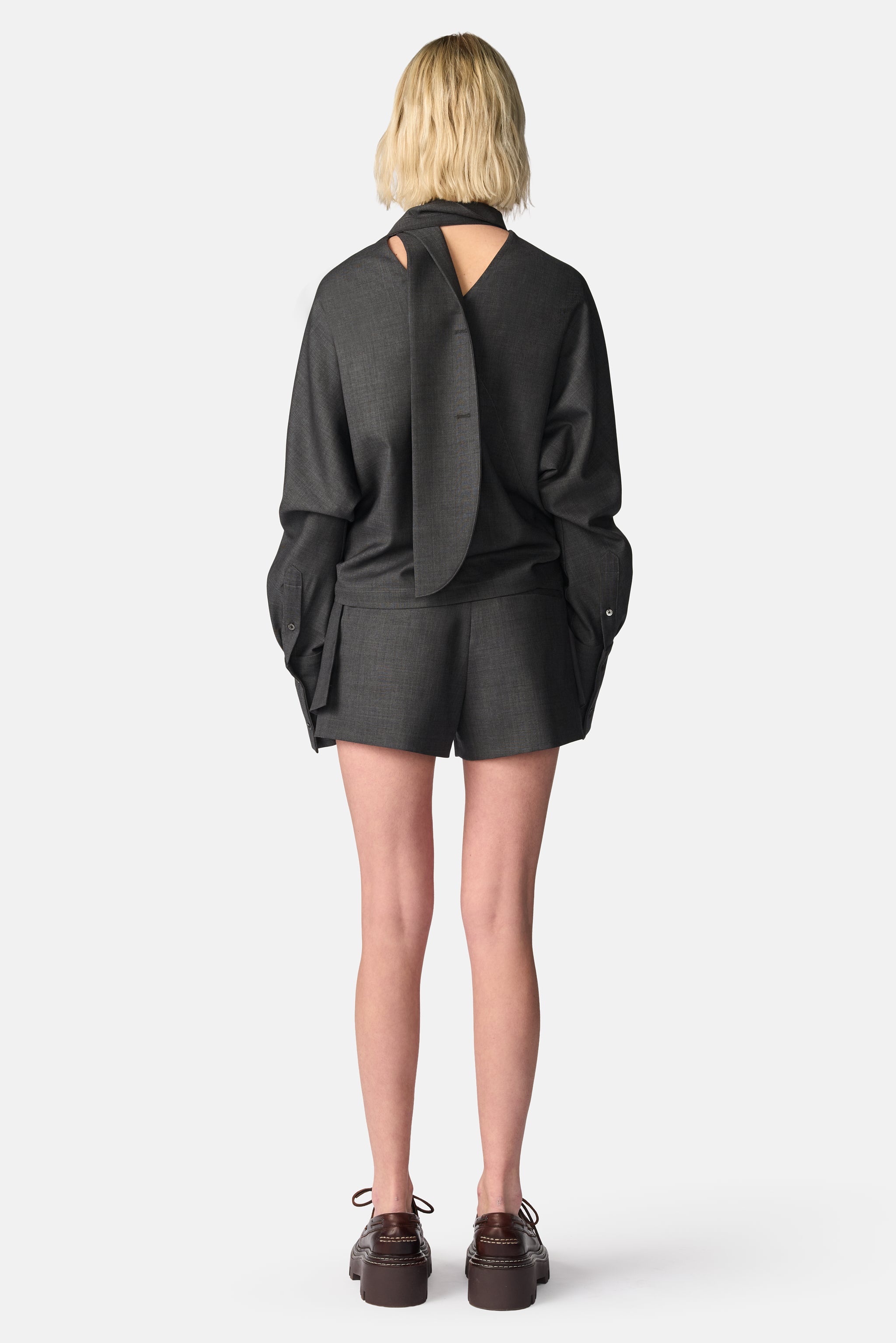 Collar Tie Blouse