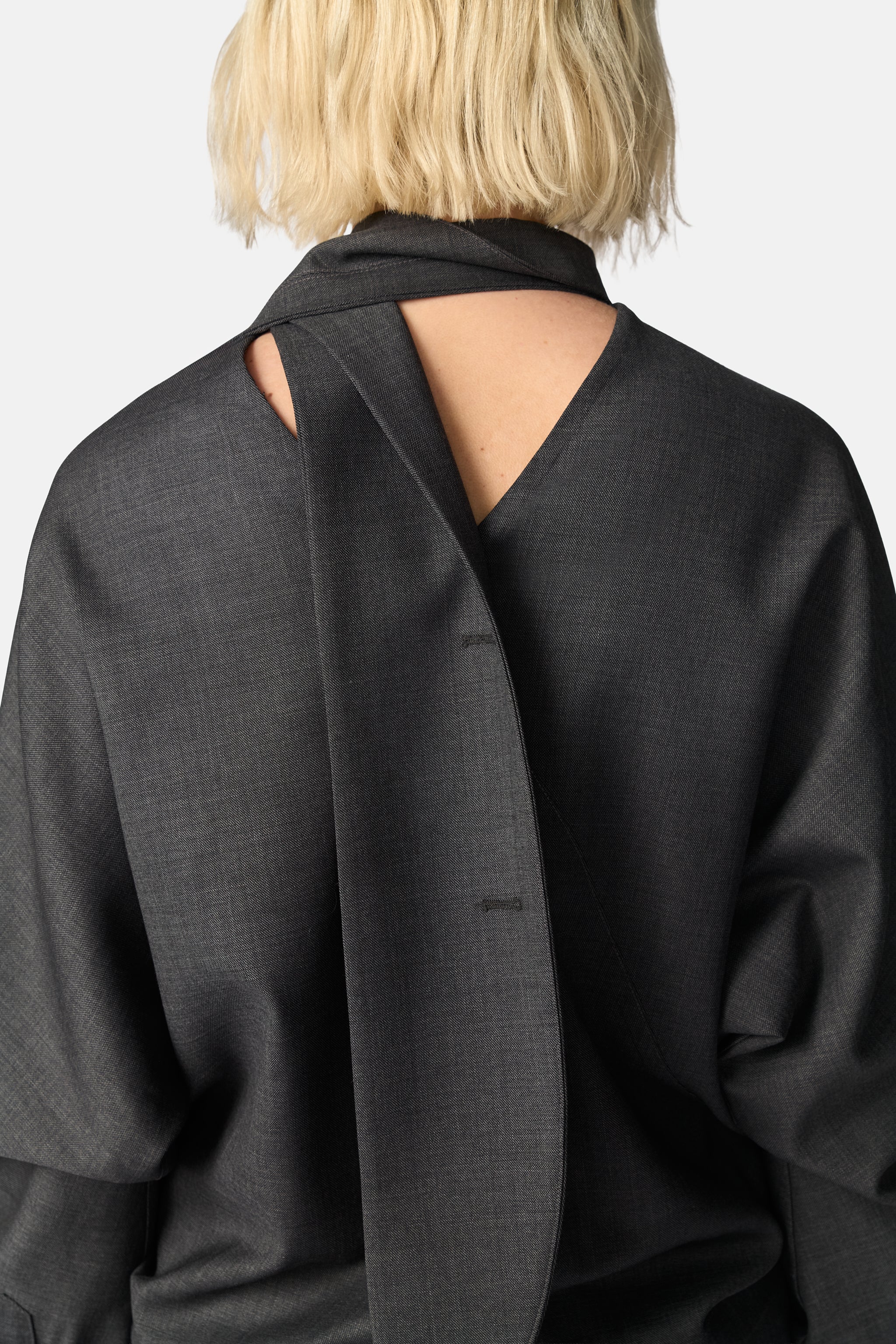Collar Tie Blouse
