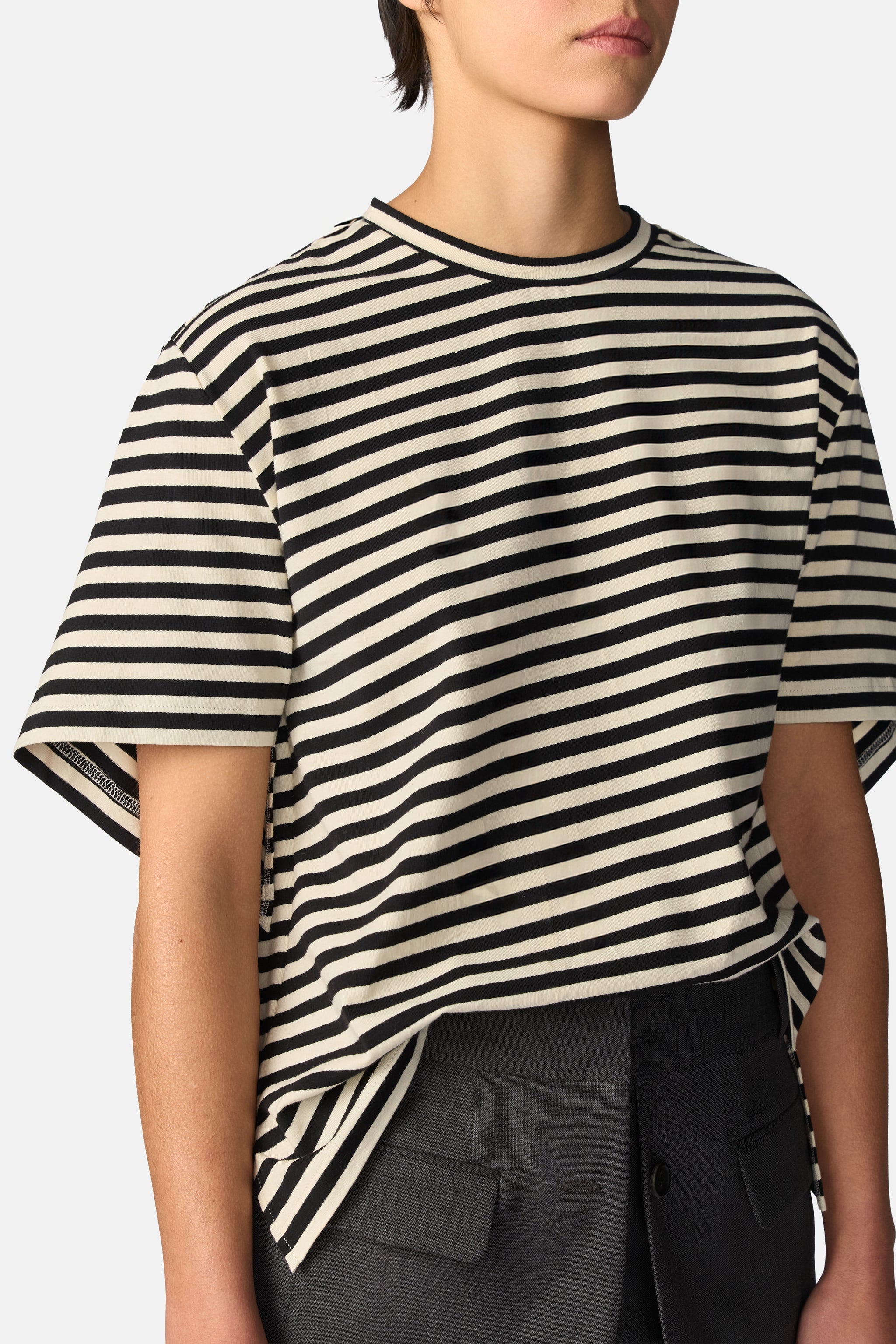 Asymmetric Twisted T-Shirt
