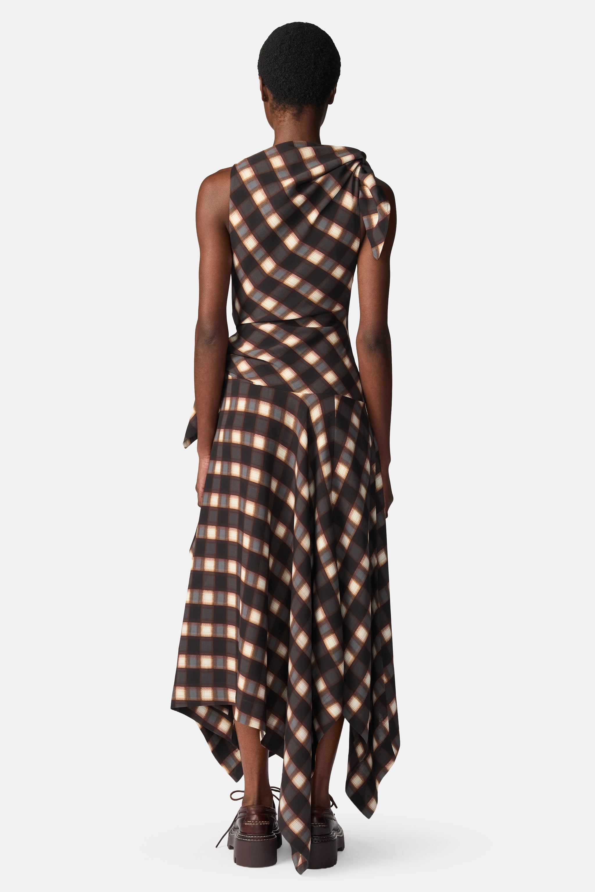 Knotted Midi Dress