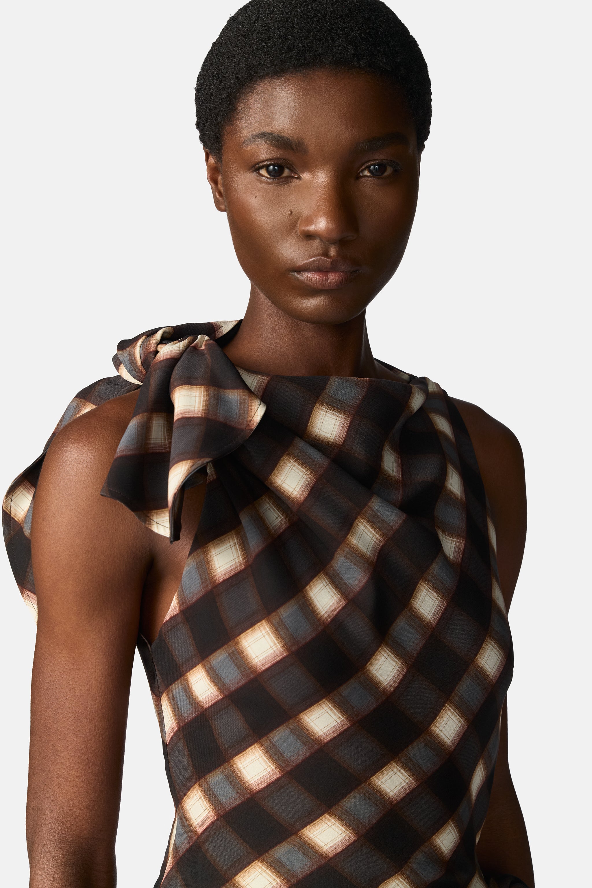 Knotted Midi Dress