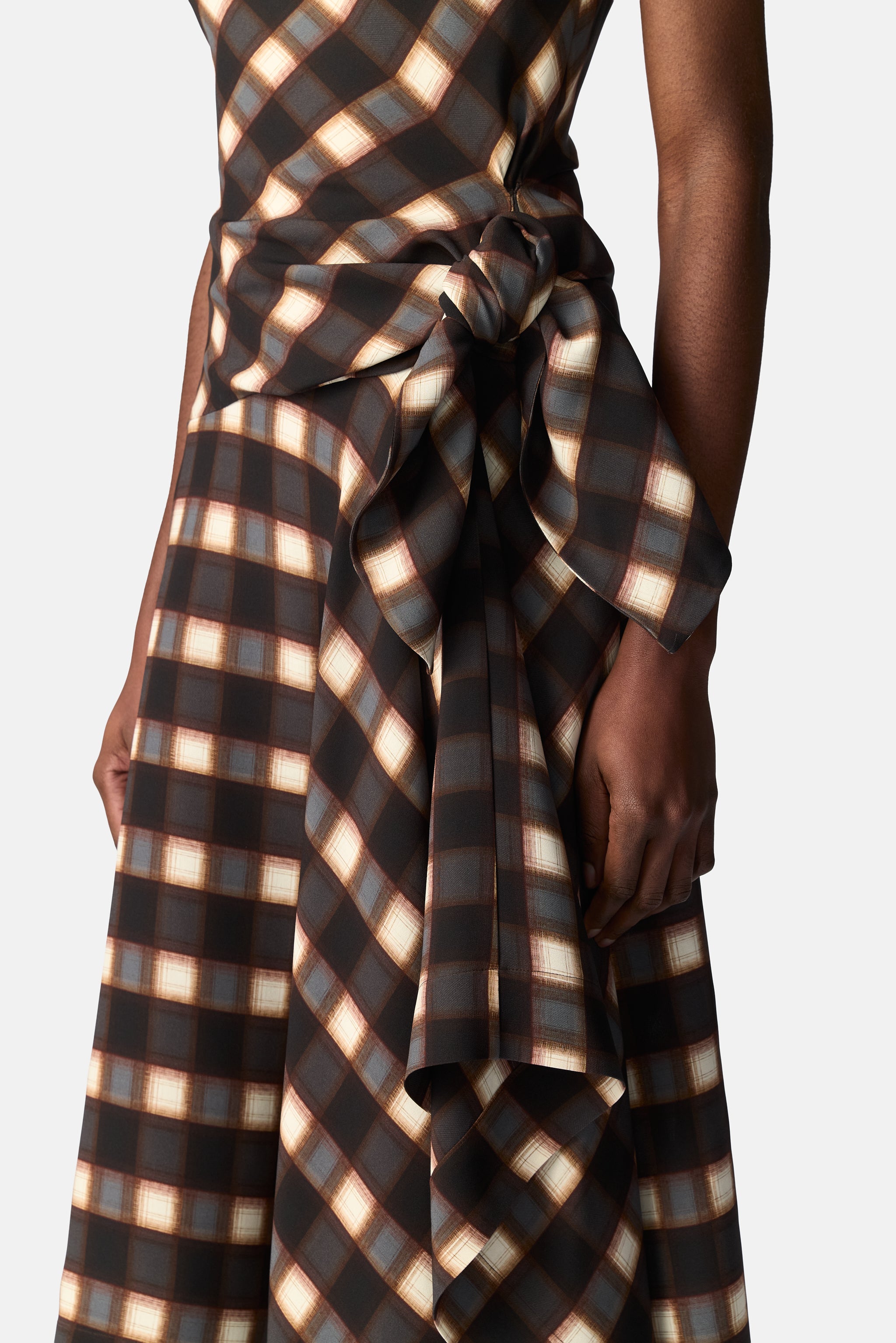 Knotted Midi Dress