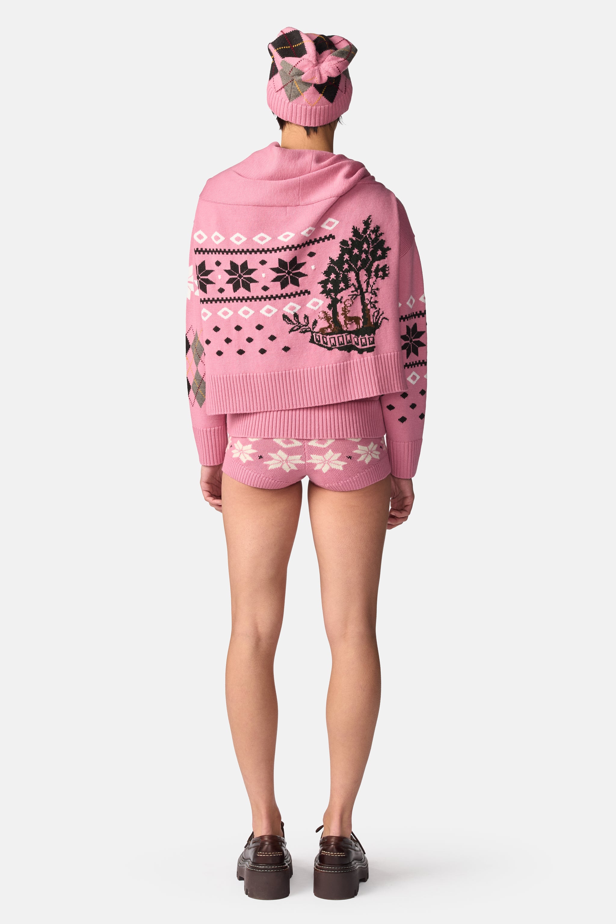 Mixed Fair Isle Short