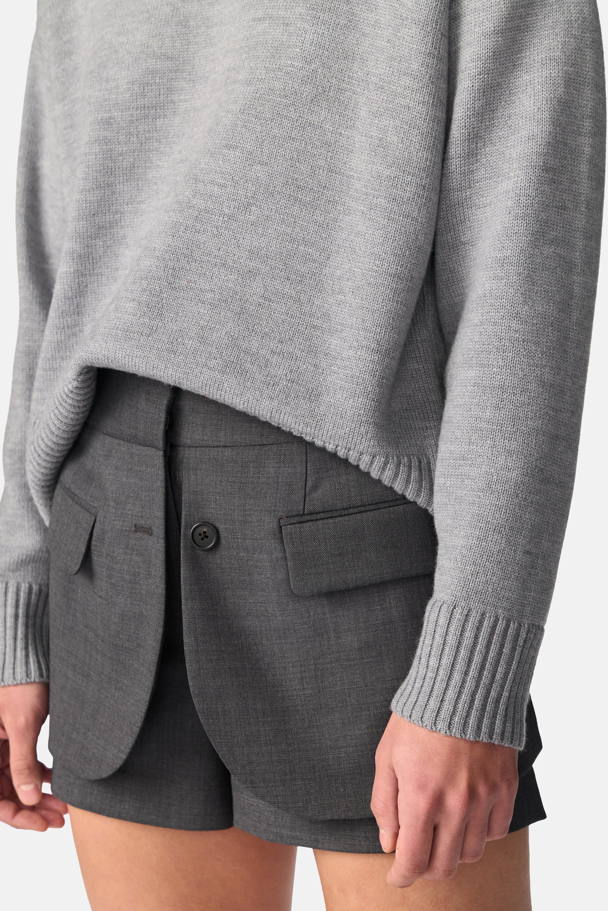 Tailored Jacket Front Shorts