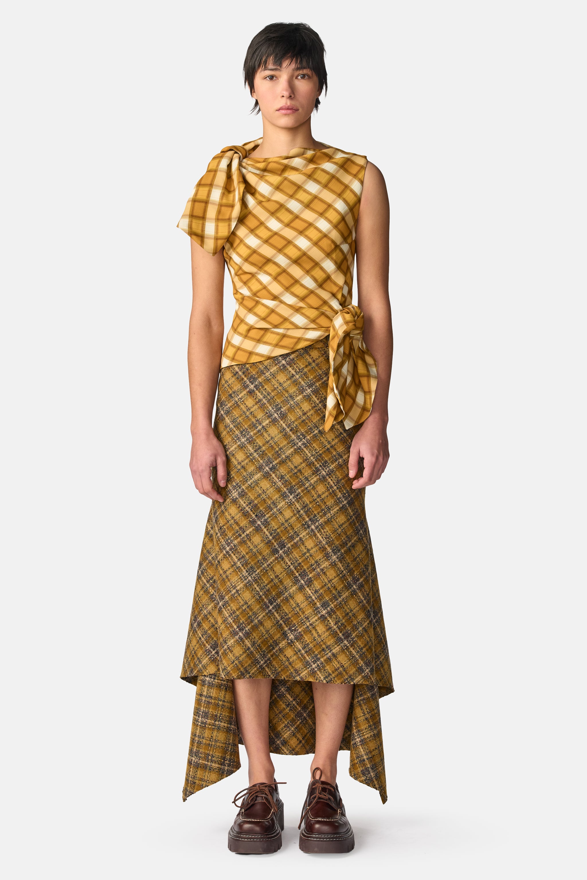Tweed Cascade Skirt