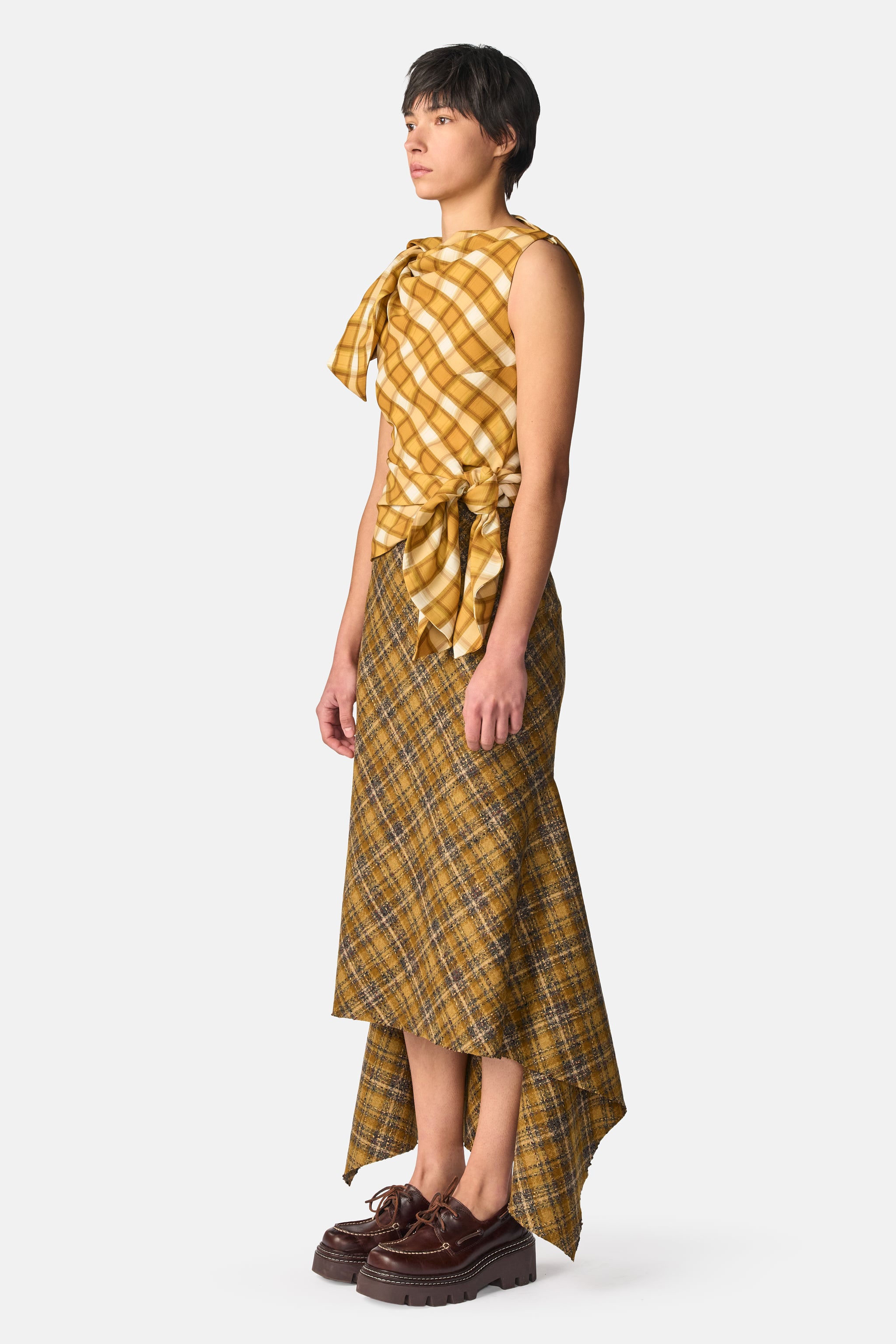 Tweed Cascade Skirt