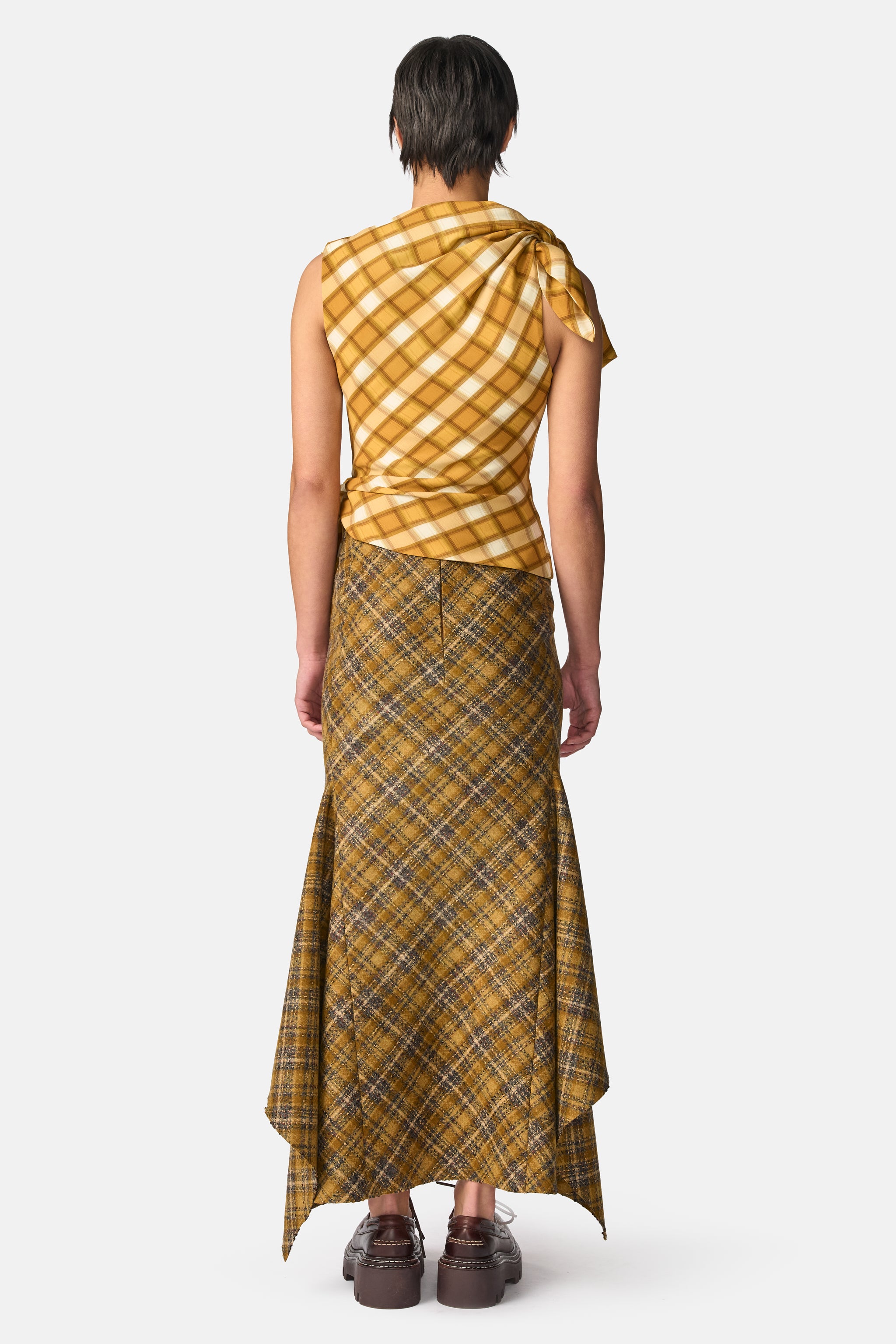 Tweed Cascade Skirt