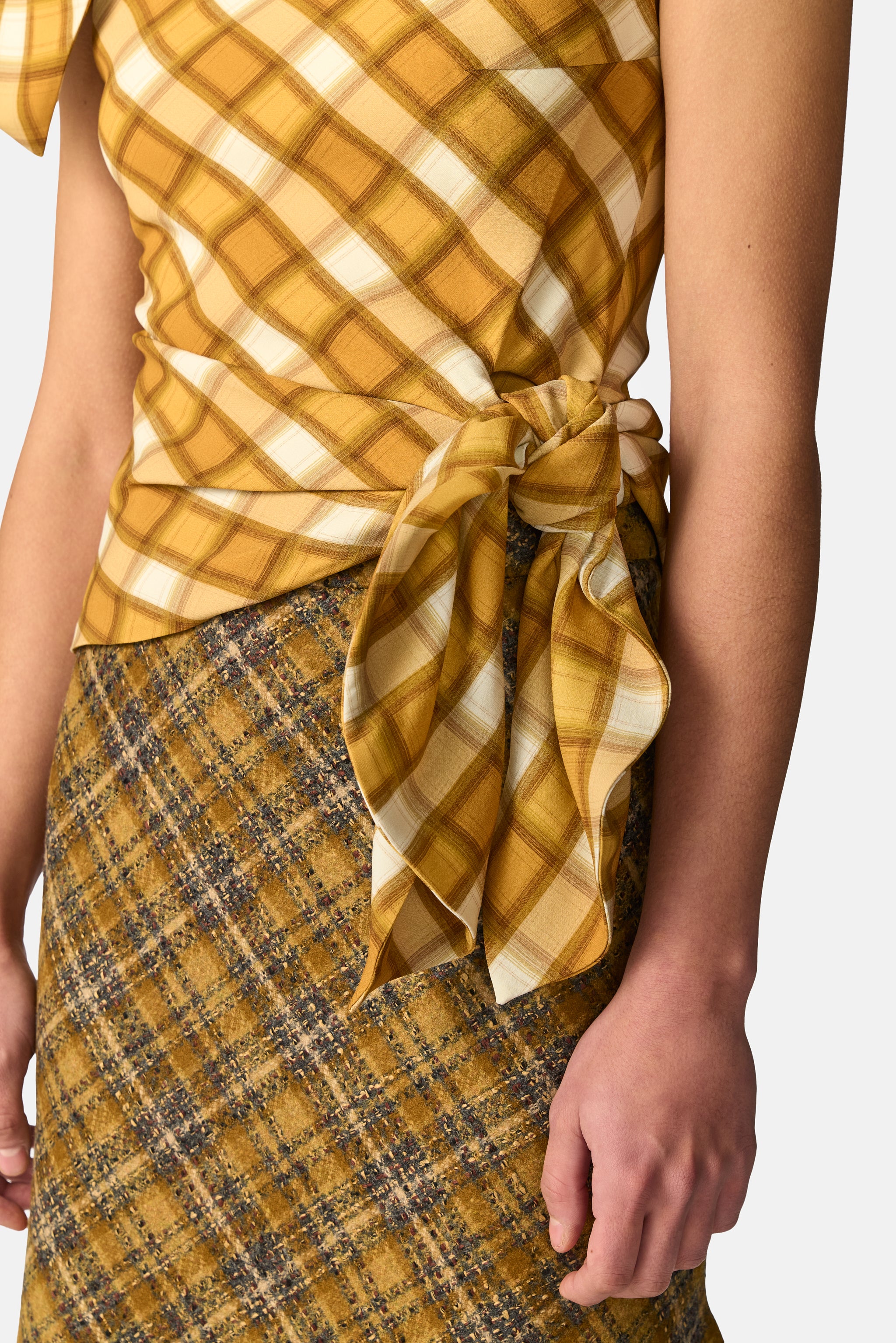 Tweed Cascade Skirt