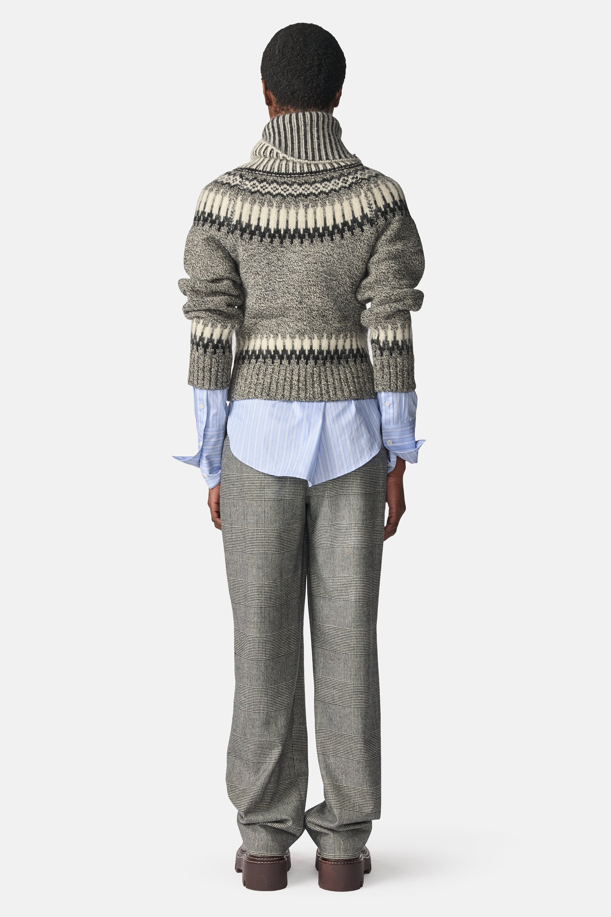 Fair Isle Turtleneck Sweater