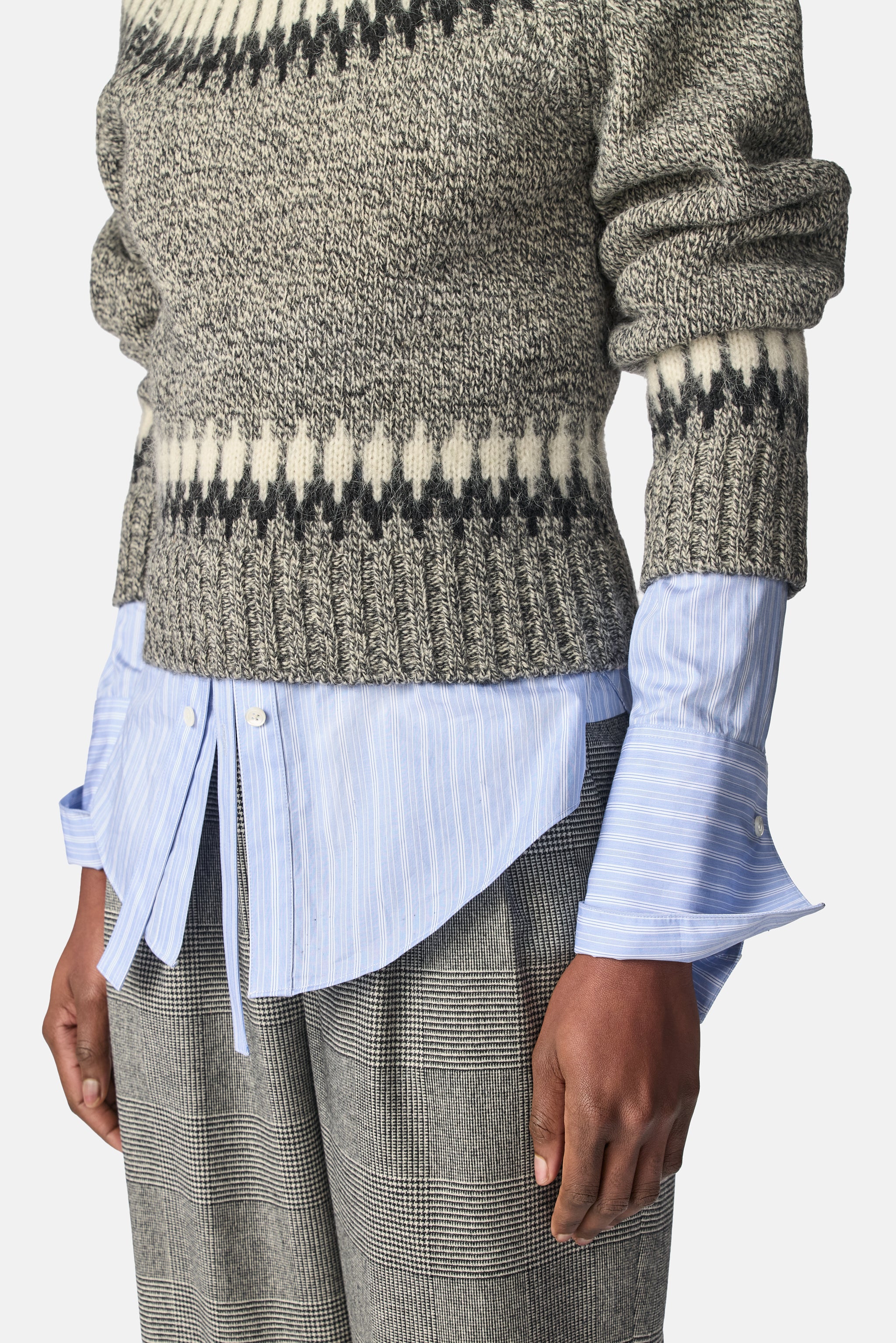 Fair Isle Turtleneck Sweater
