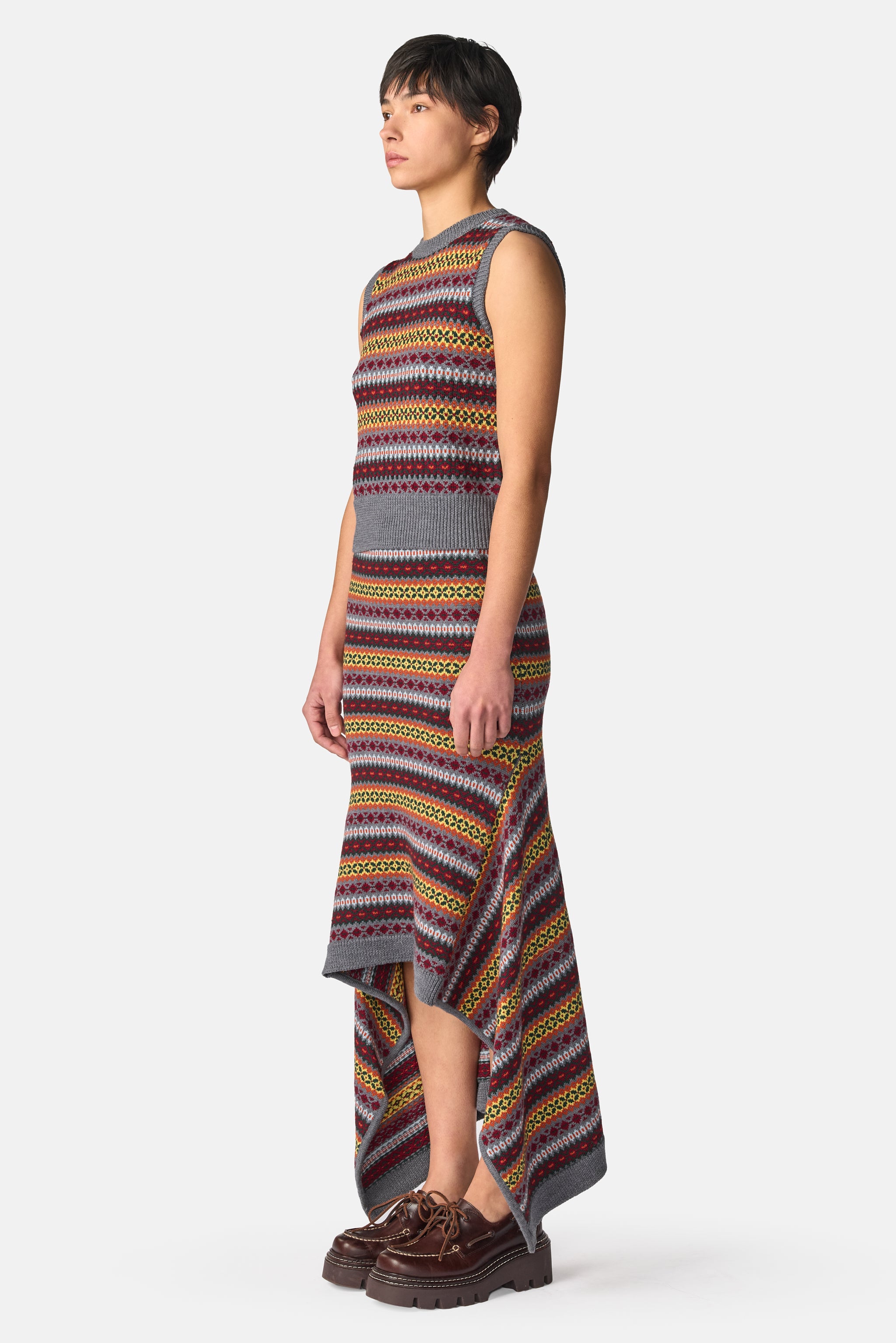 Fair Isle Knit Skirt