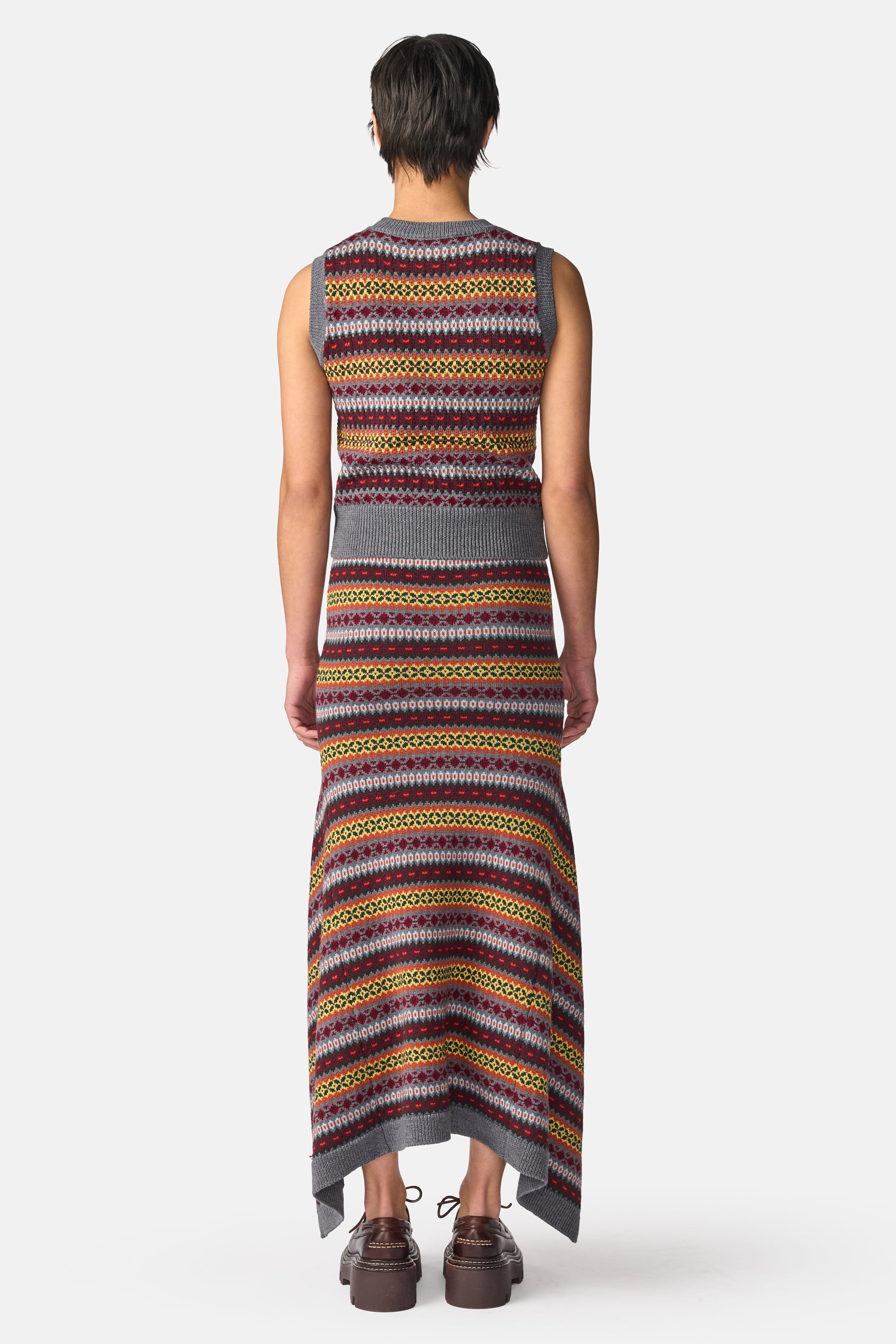 Fair Isle Knit Skirt